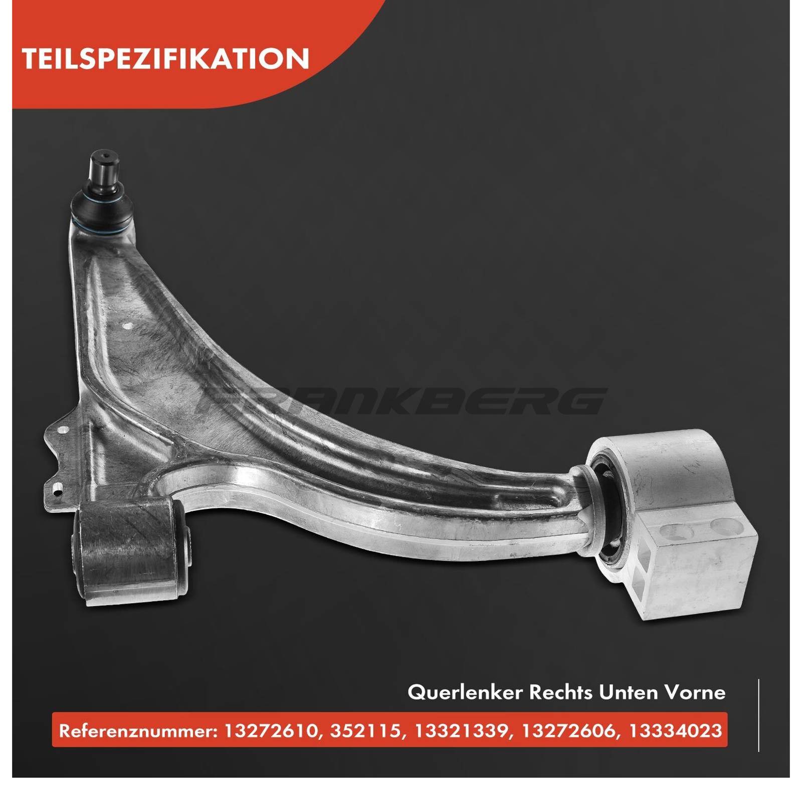 Control/Trailing Arm, wheel suspension