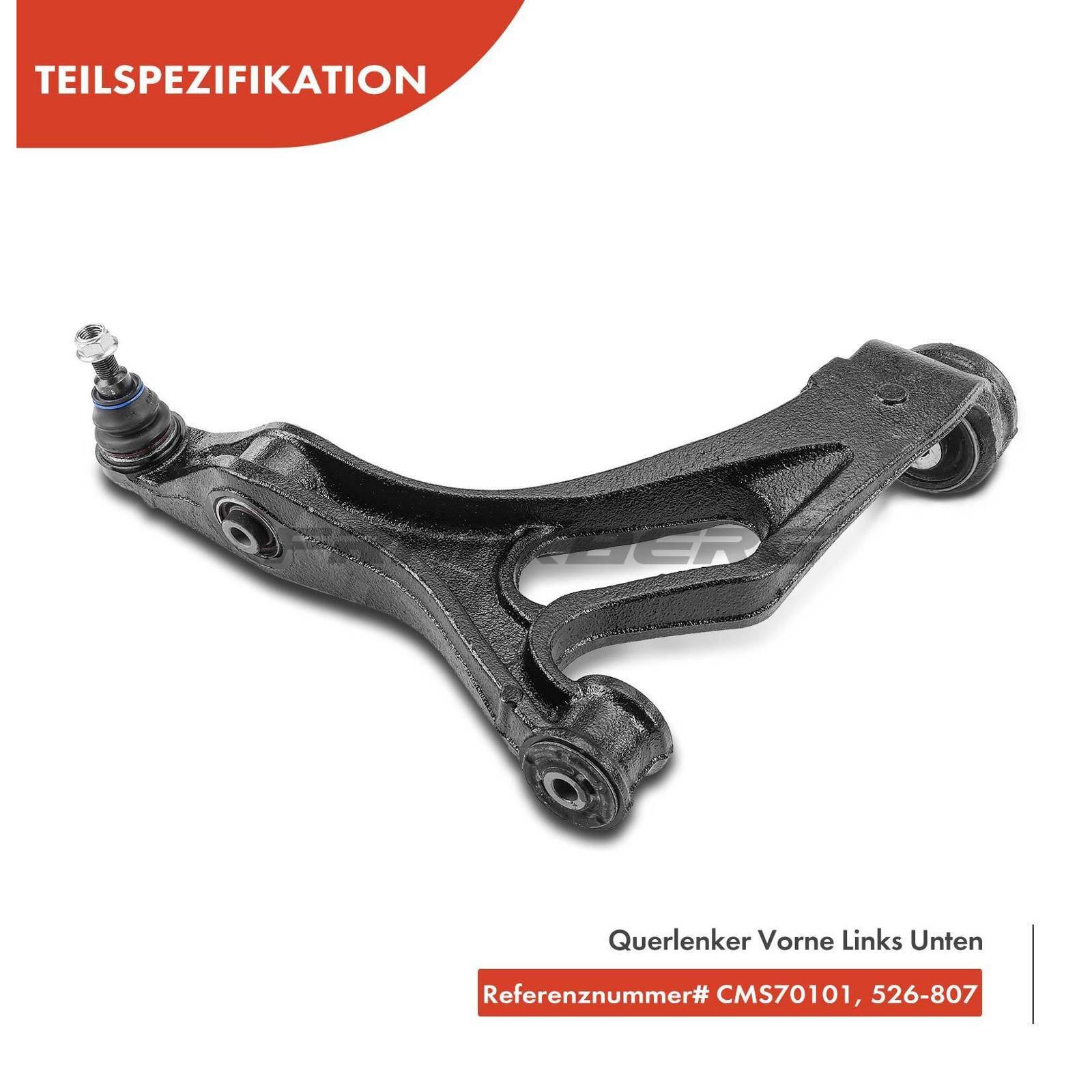 Control/Trailing Arm, wheel suspension