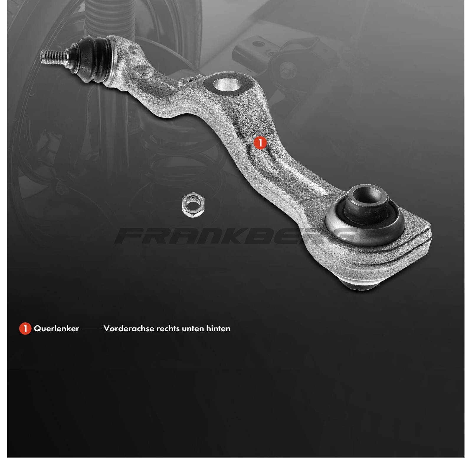Control/Trailing Arm, wheel suspension
