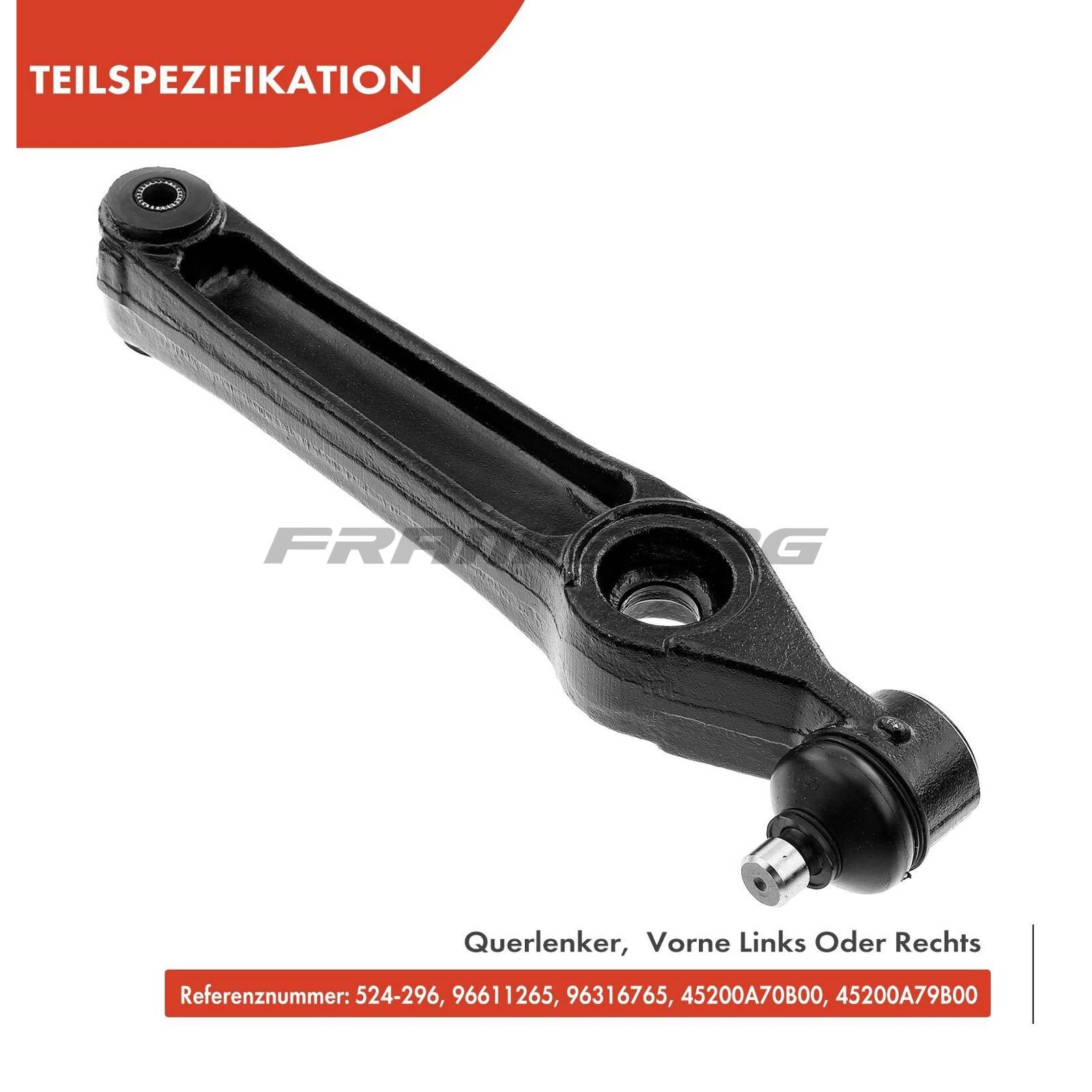 Control/Trailing Arm, wheel suspension