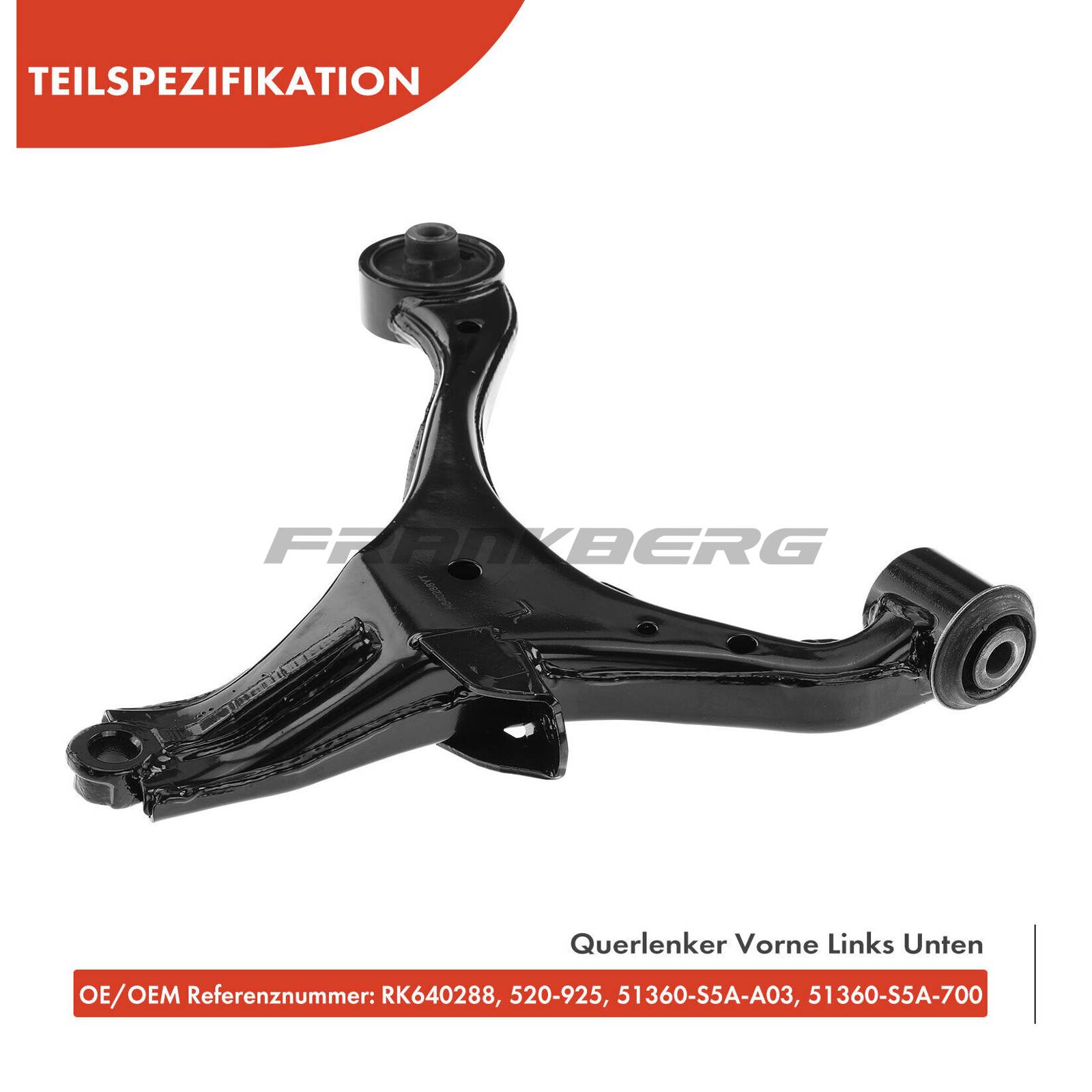 Control/Trailing Arm, wheel suspension