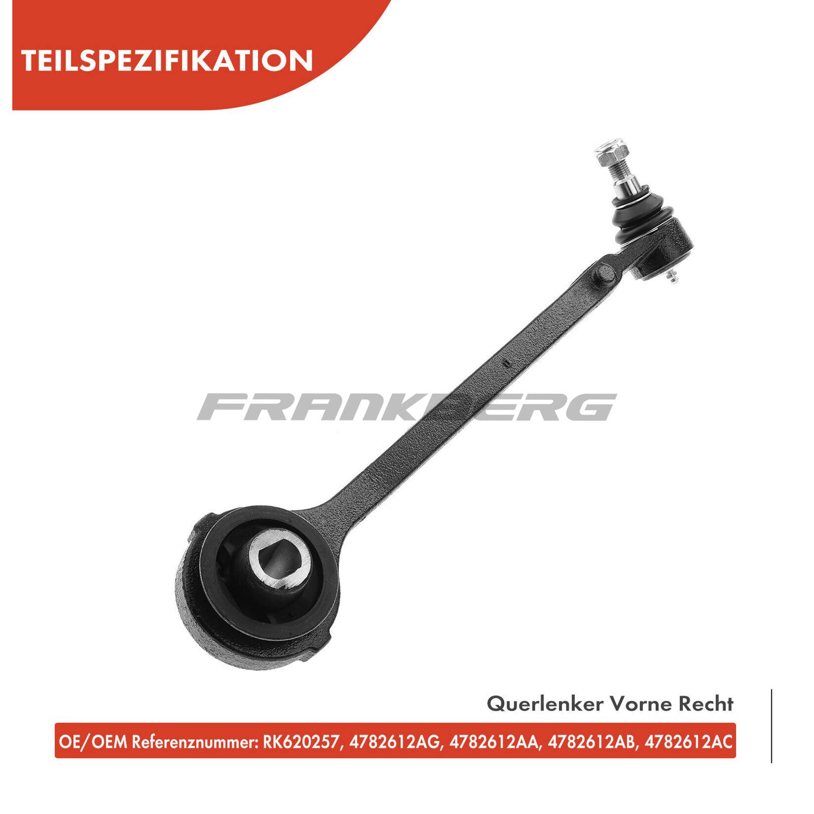 Control/Trailing Arm, wheel suspension
