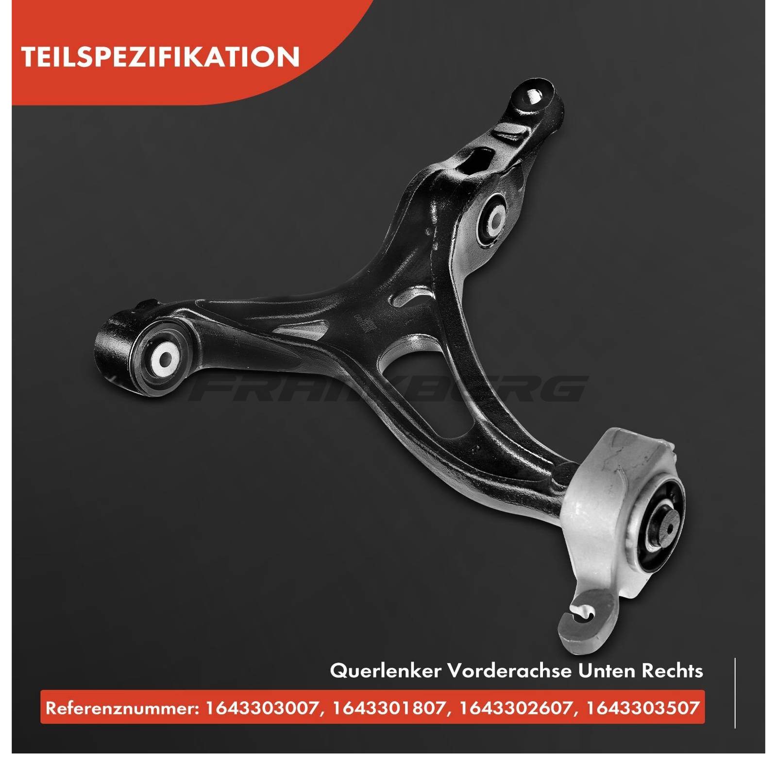 Control/Trailing Arm, wheel suspension
