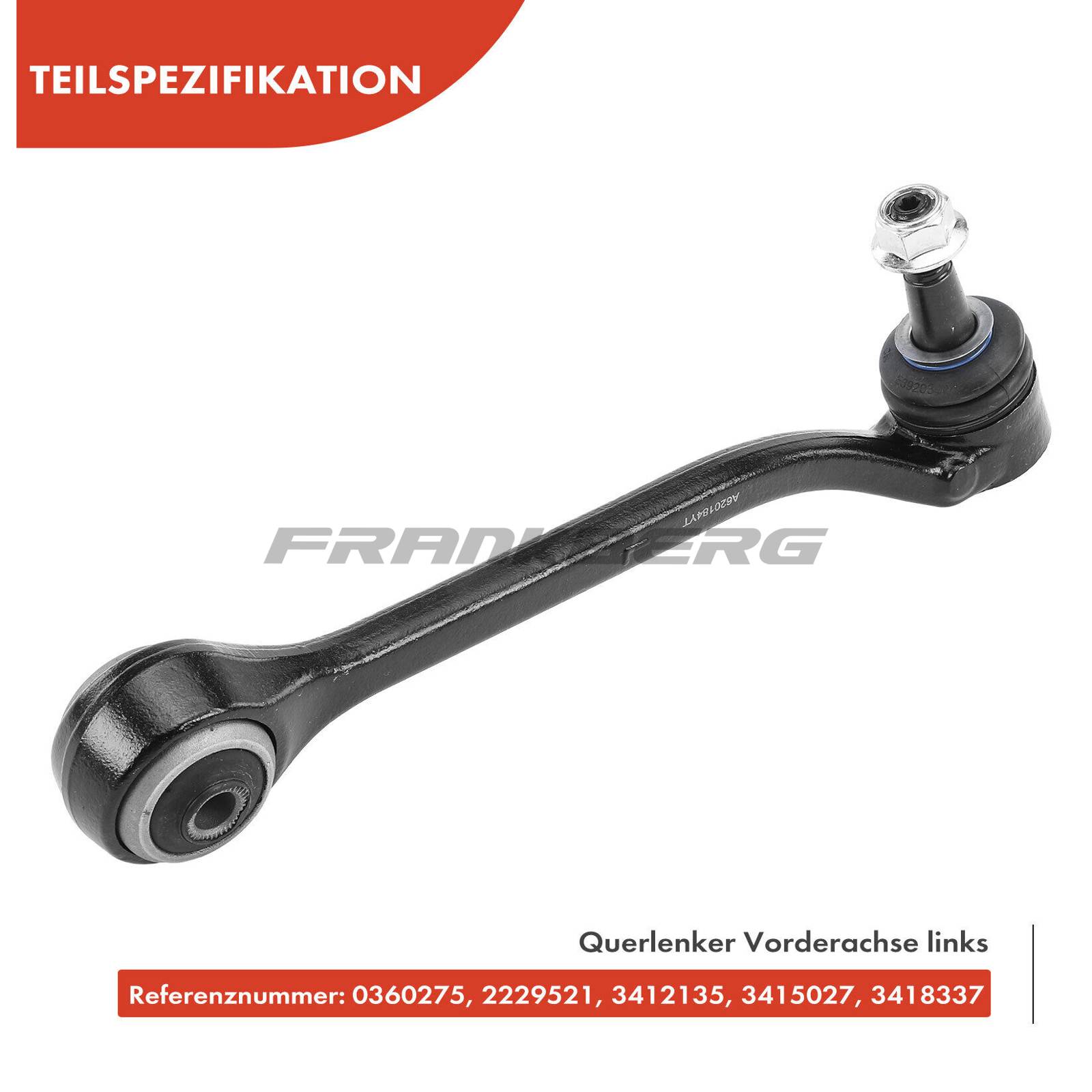 Control/Trailing Arm, wheel suspension