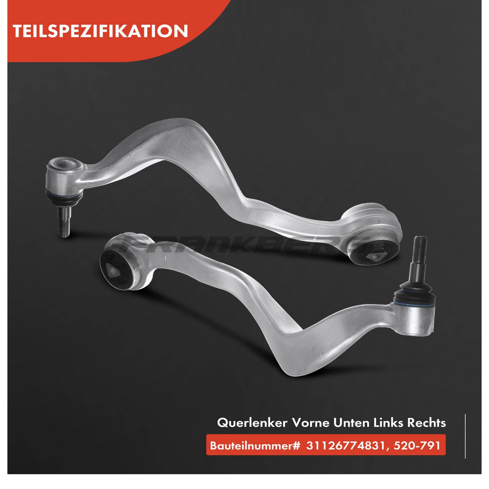 Control/Trailing Arm, wheel suspension