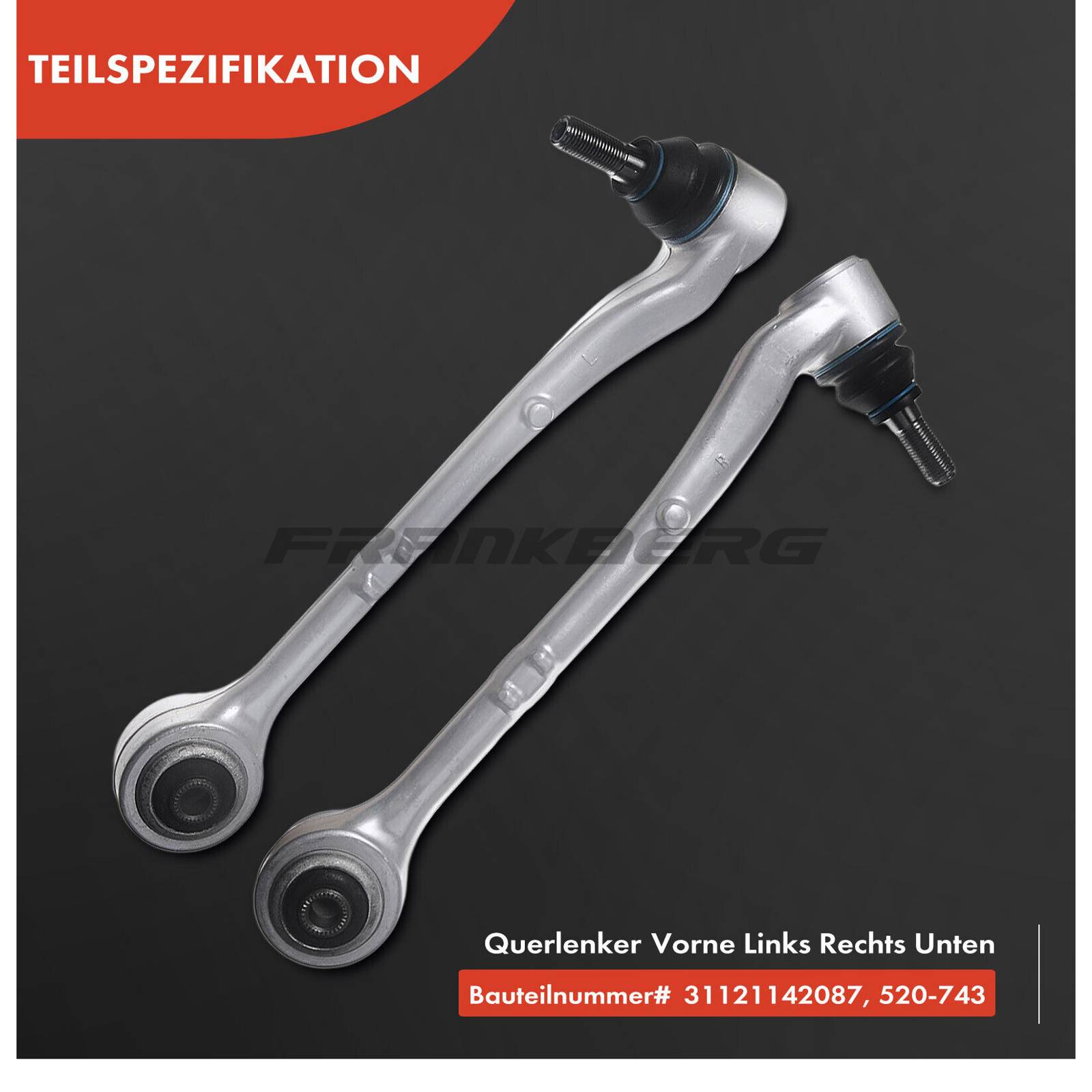 Control/Trailing Arm, wheel suspension