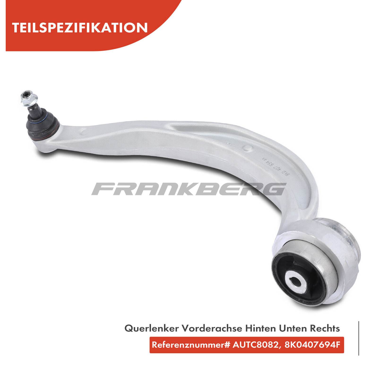 Control/Trailing Arm, wheel suspension