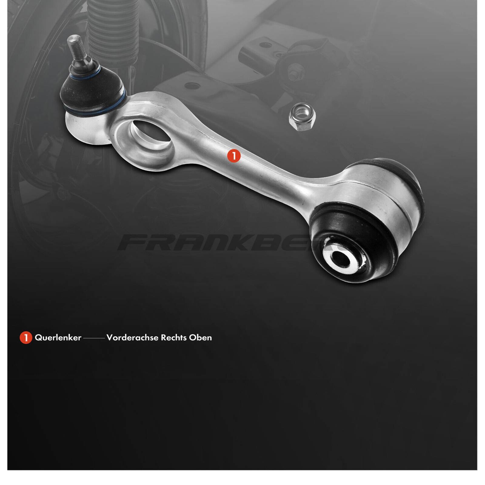 Control/Trailing Arm, wheel suspension