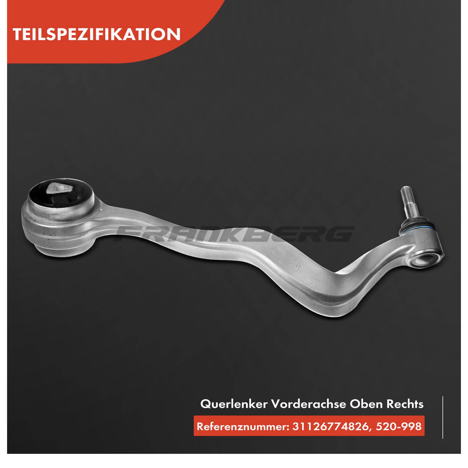 Control/Trailing Arm, wheel suspension