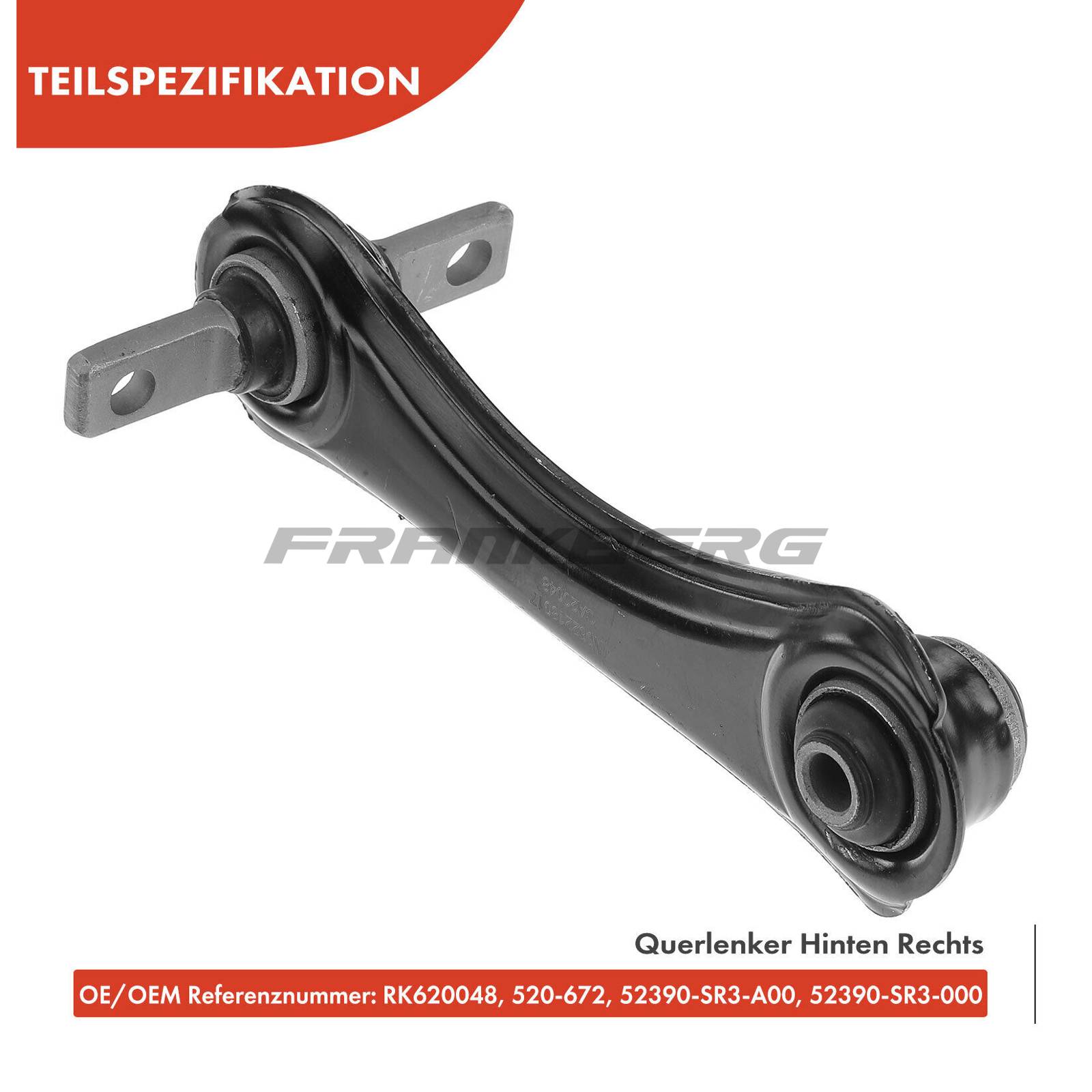 Control/Trailing Arm, wheel suspension