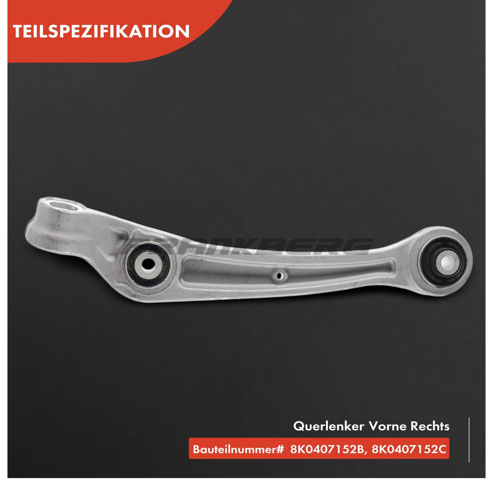 Control/Trailing Arm, wheel suspension