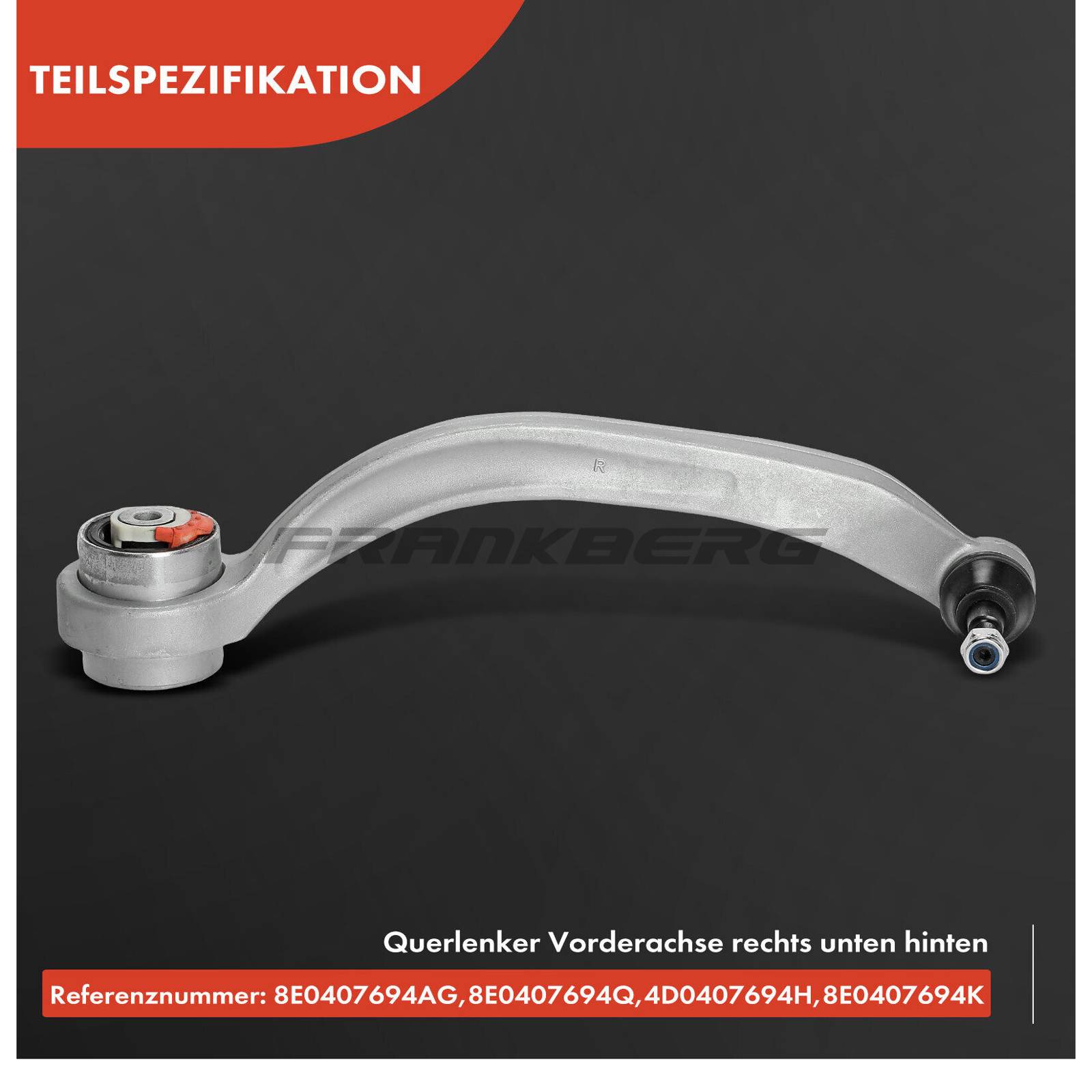 Control/Trailing Arm, wheel suspension