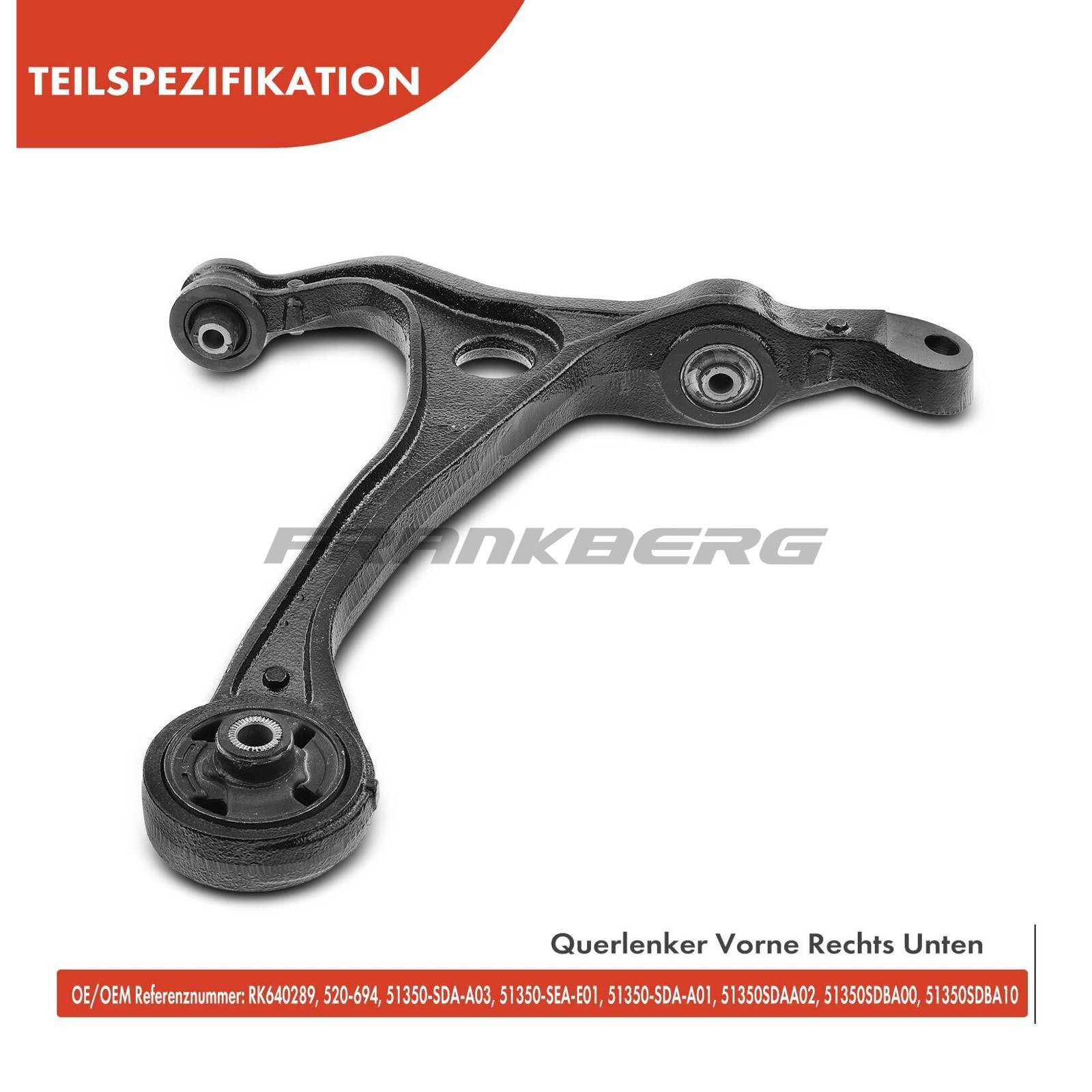 Control/Trailing Arm, wheel suspension