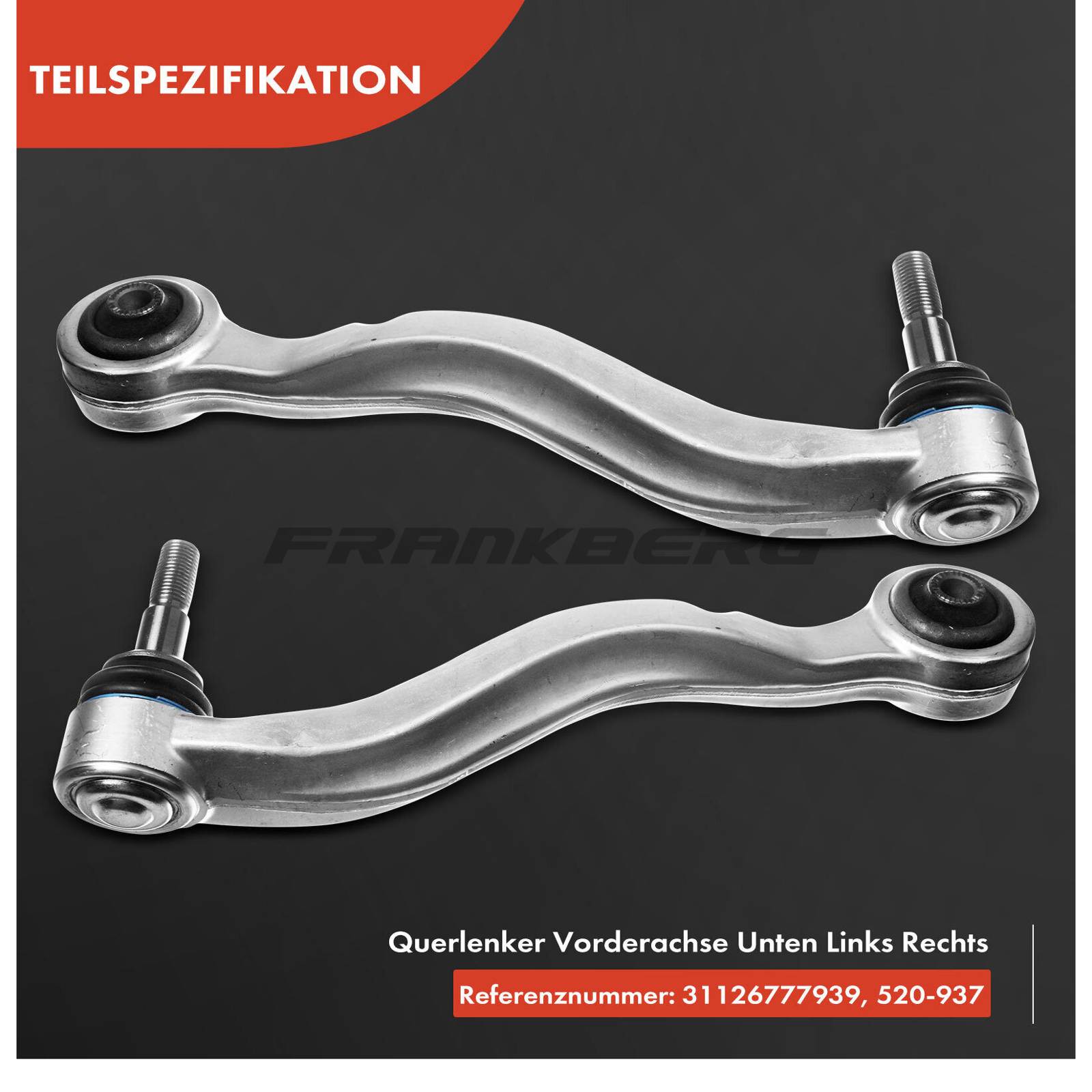 Control/Trailing Arm, wheel suspension