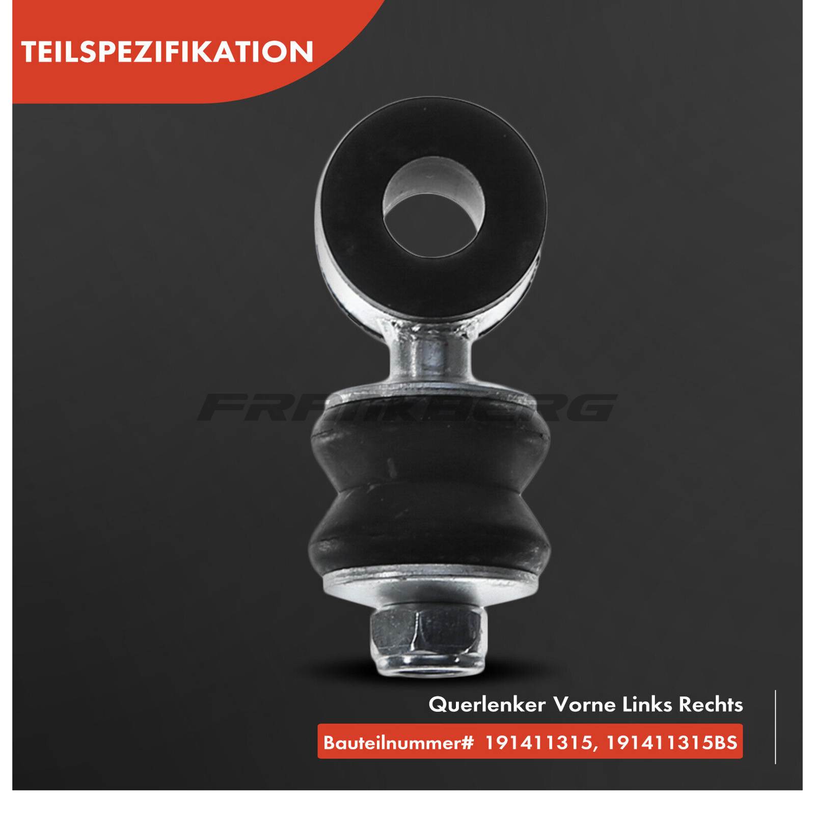 Bushing, stabiliser coupling rod