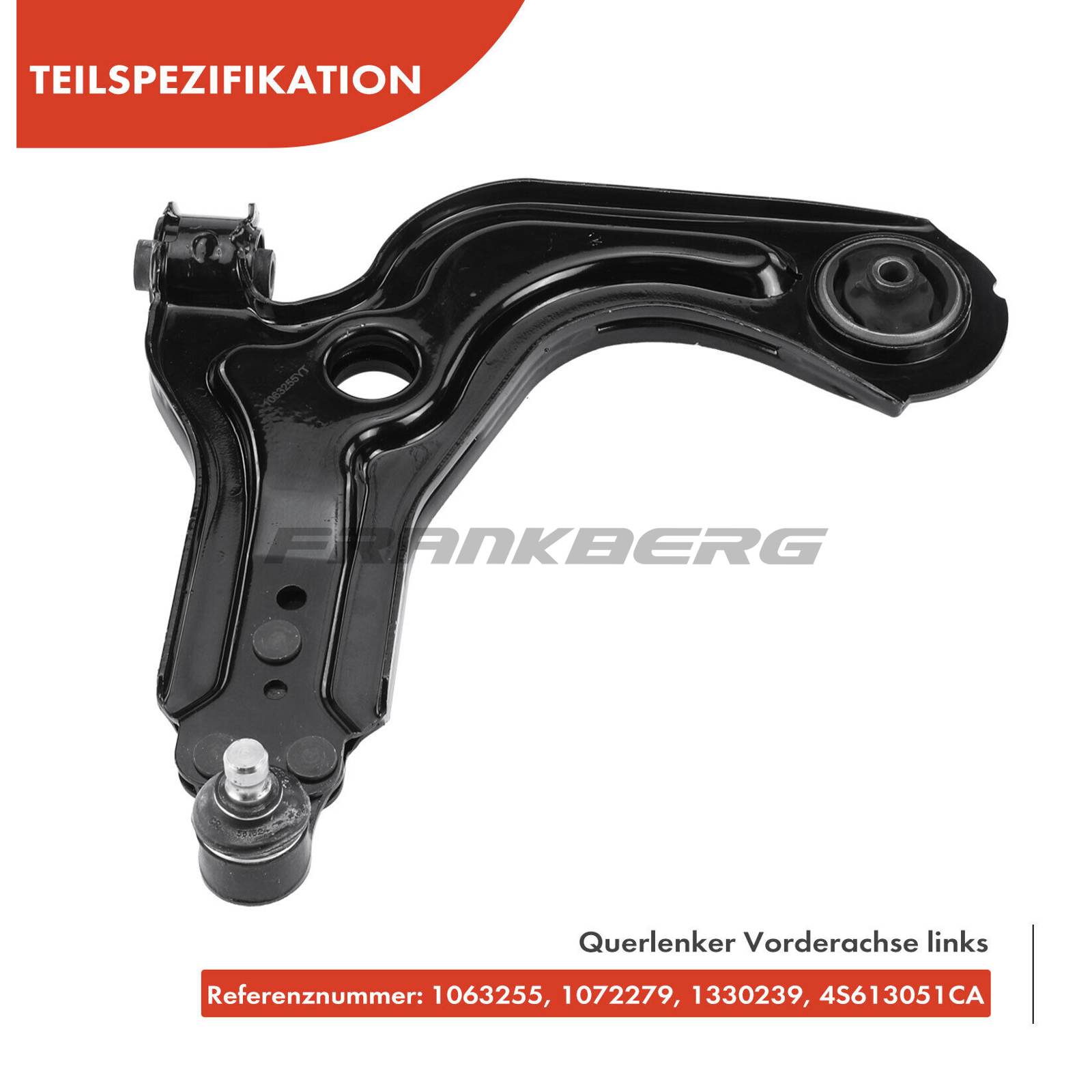 Control/Trailing Arm, wheel suspension
