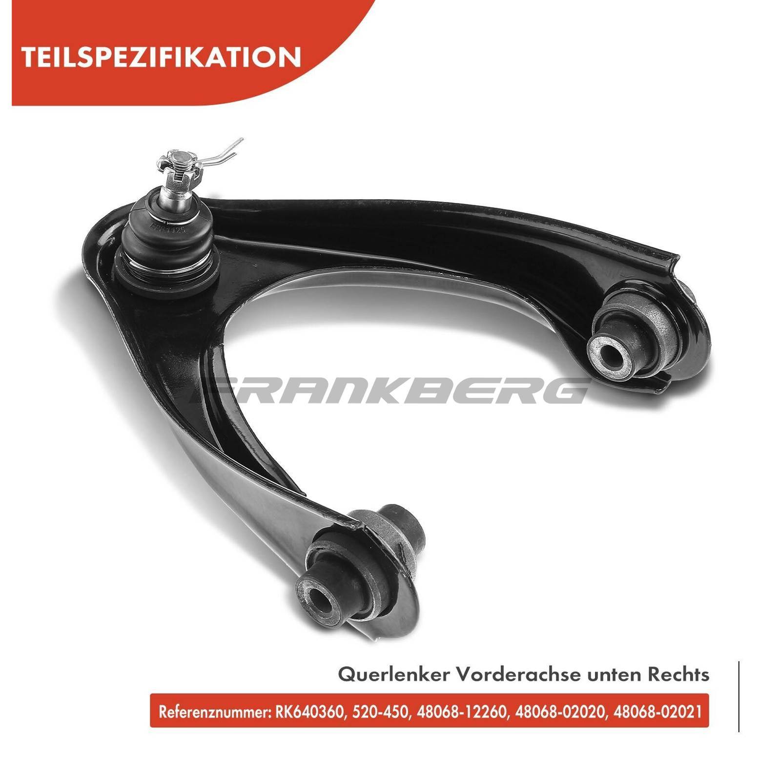 Control/Trailing Arm, wheel suspension