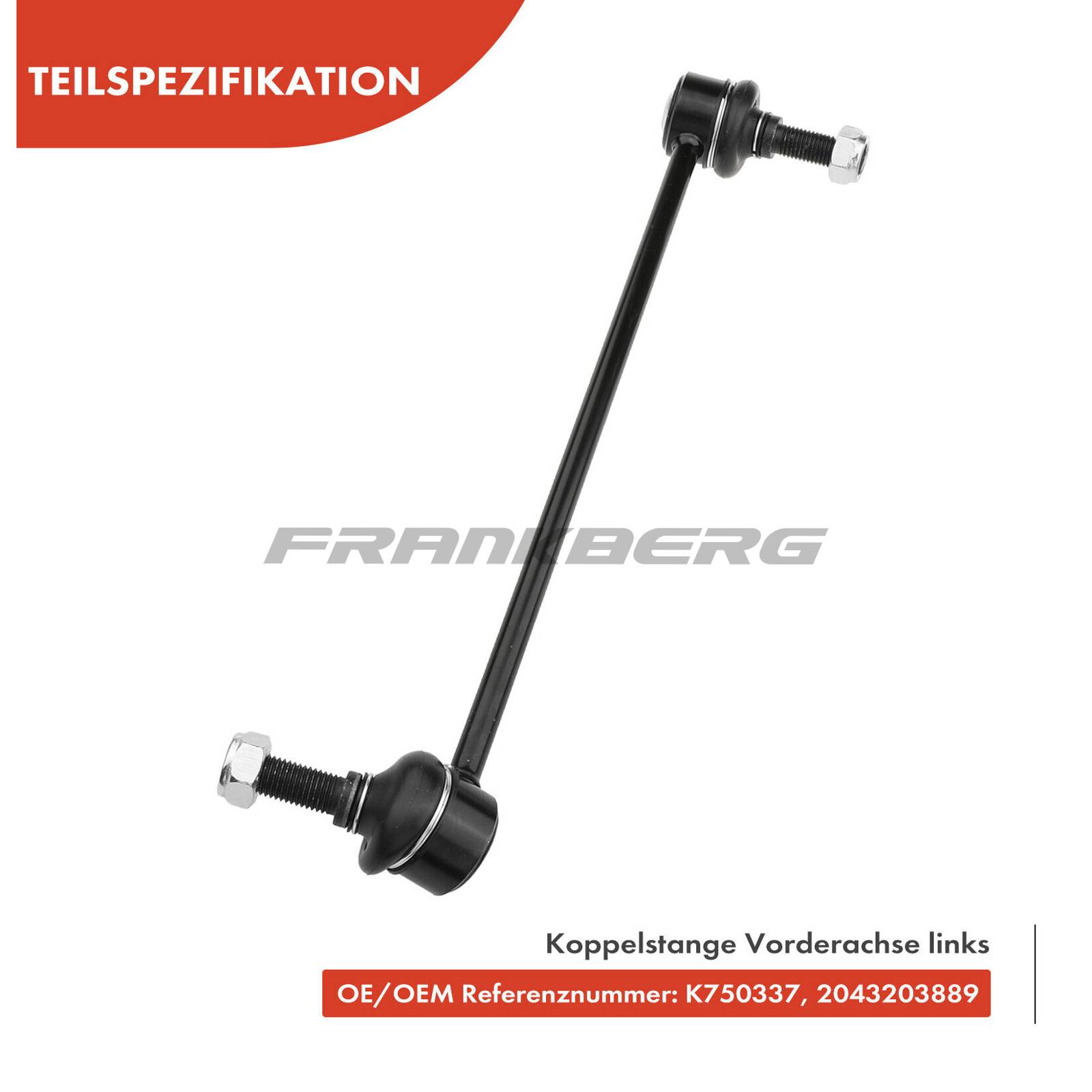 Control/Trailing Arm, wheel suspension