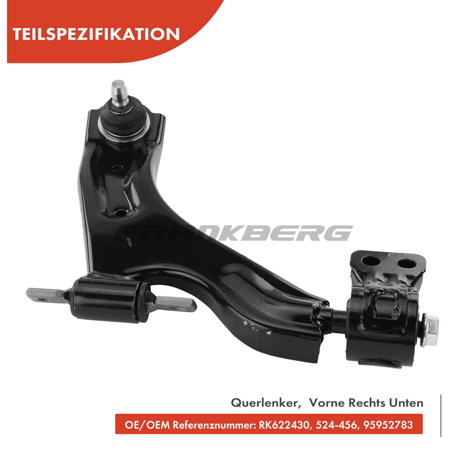 Control/Trailing Arm, wheel suspension