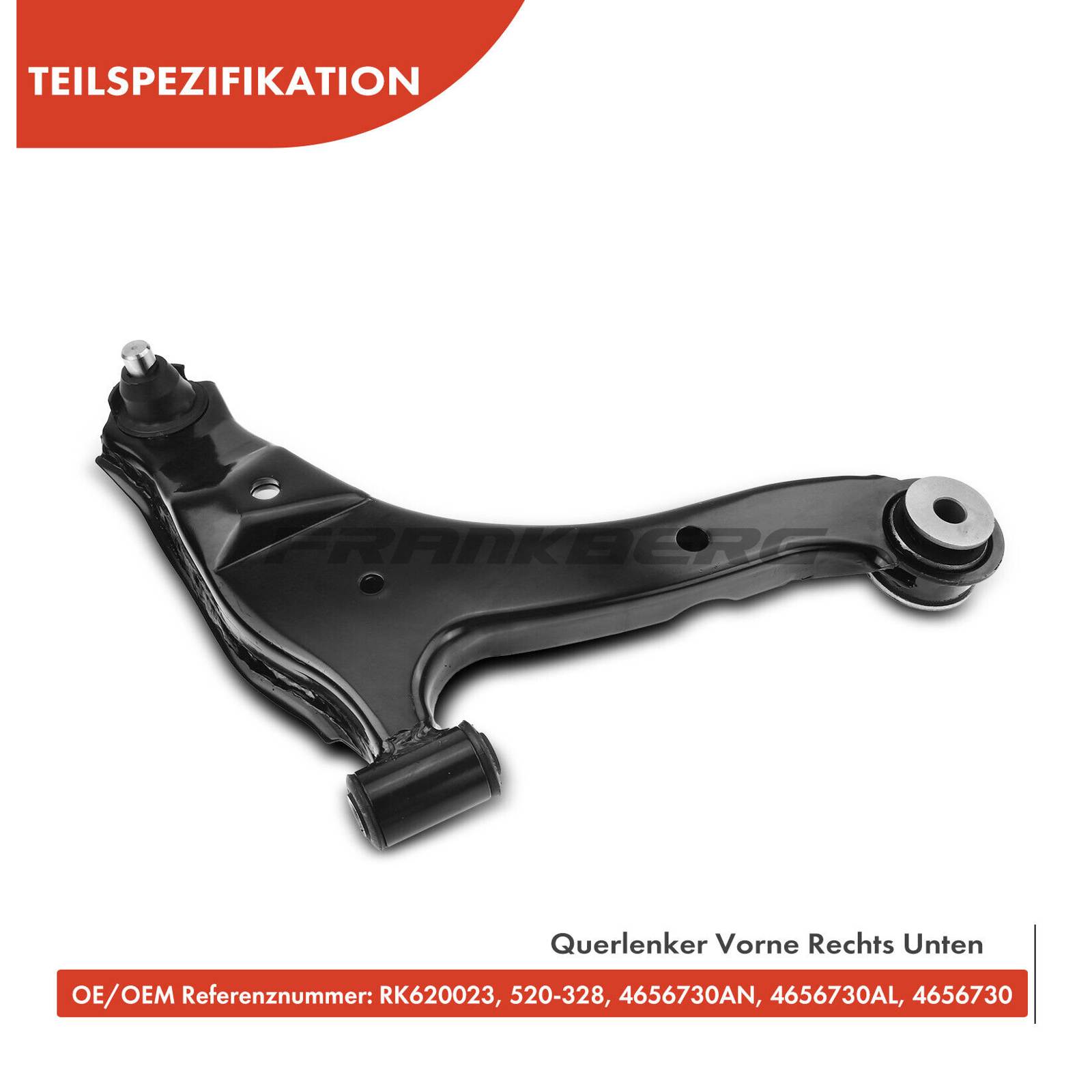 Control/Trailing Arm, wheel suspension