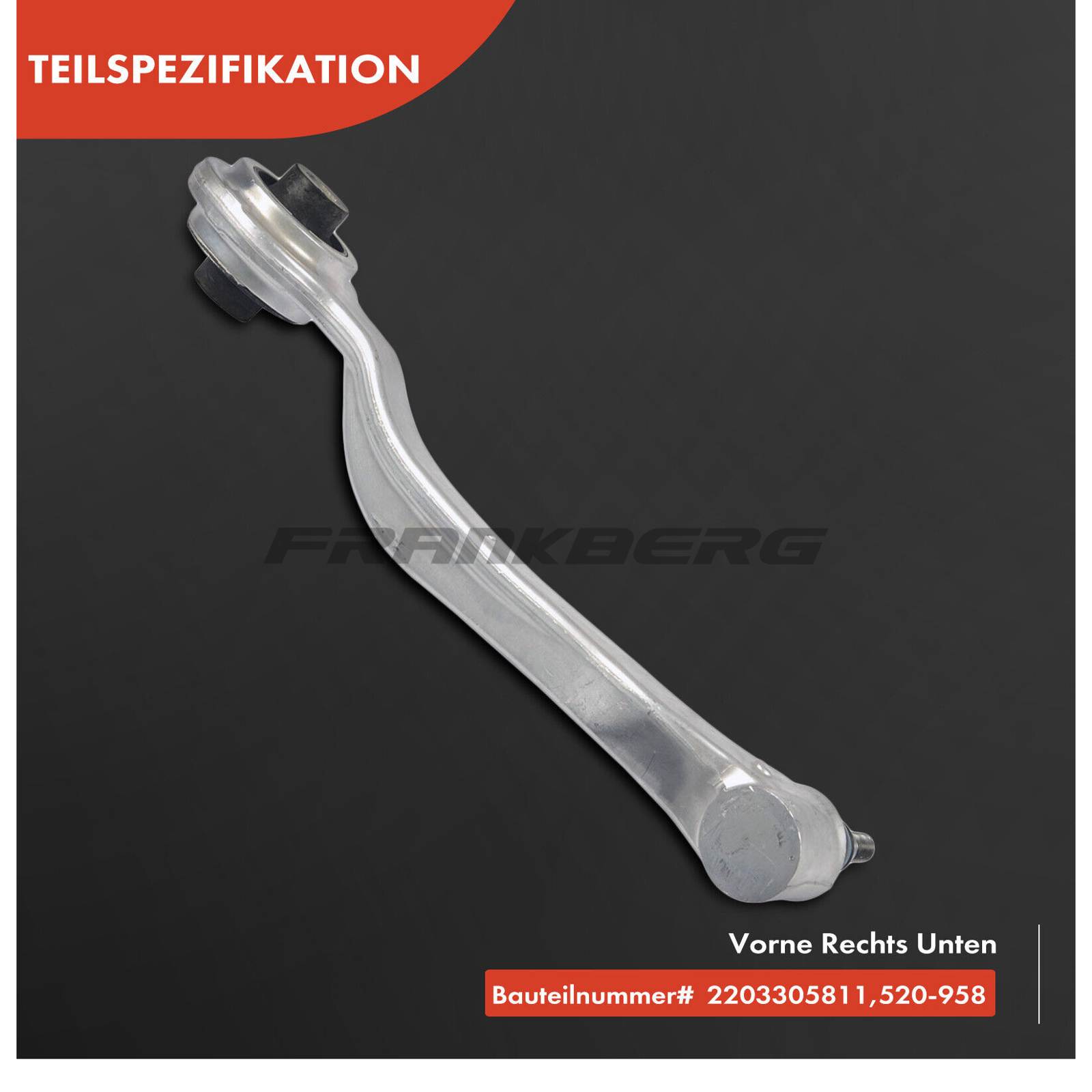 Control/Trailing Arm, wheel suspension