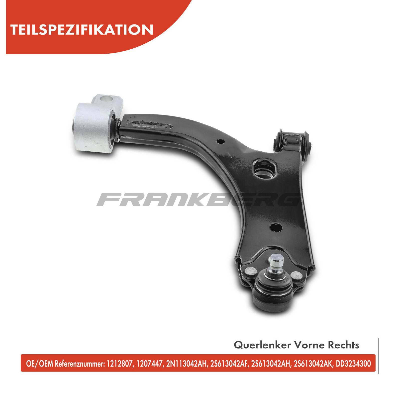 Control/Trailing Arm, wheel suspension