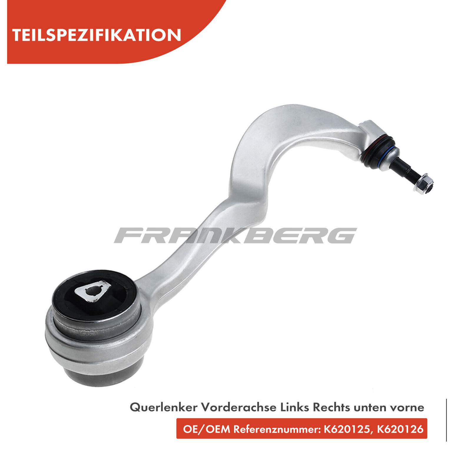 Control/Trailing Arm, wheel suspension