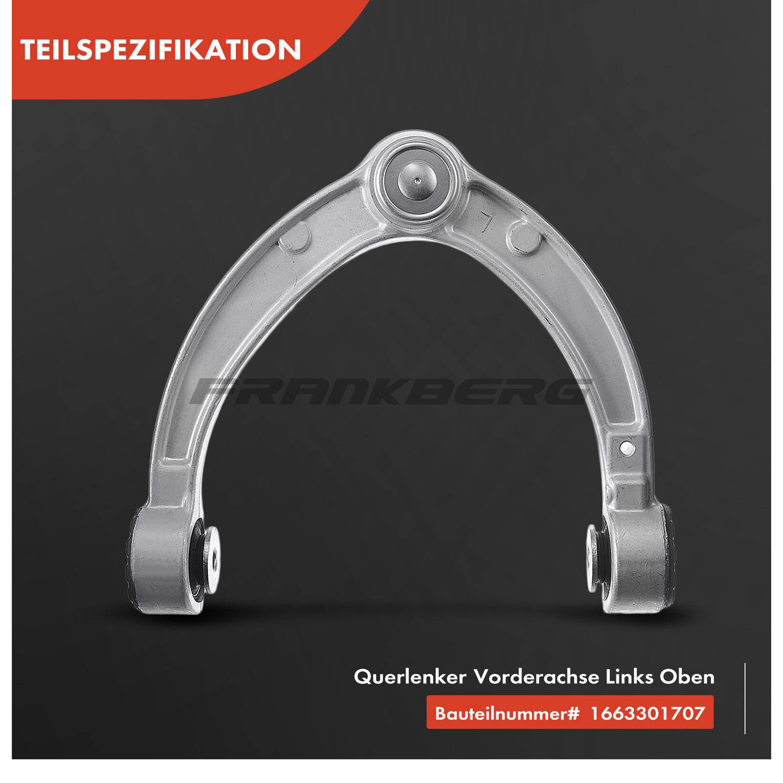 Control/Trailing Arm, wheel suspension