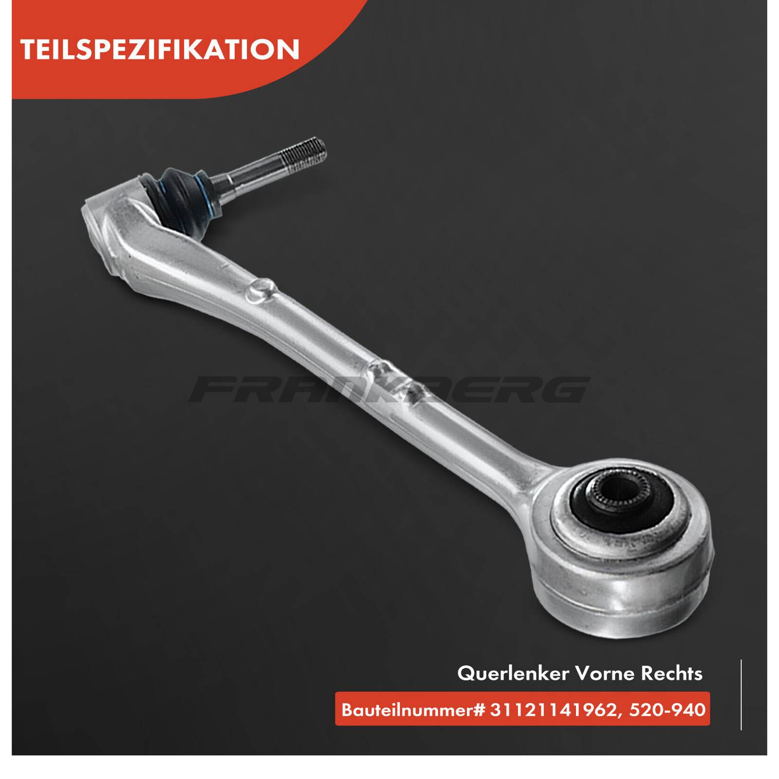 Control/Trailing Arm, wheel suspension