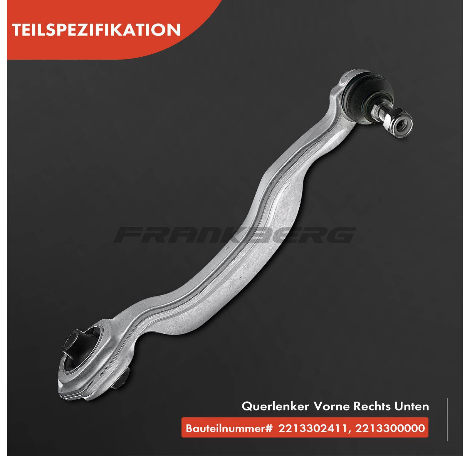 Control/Trailing Arm, wheel suspension
