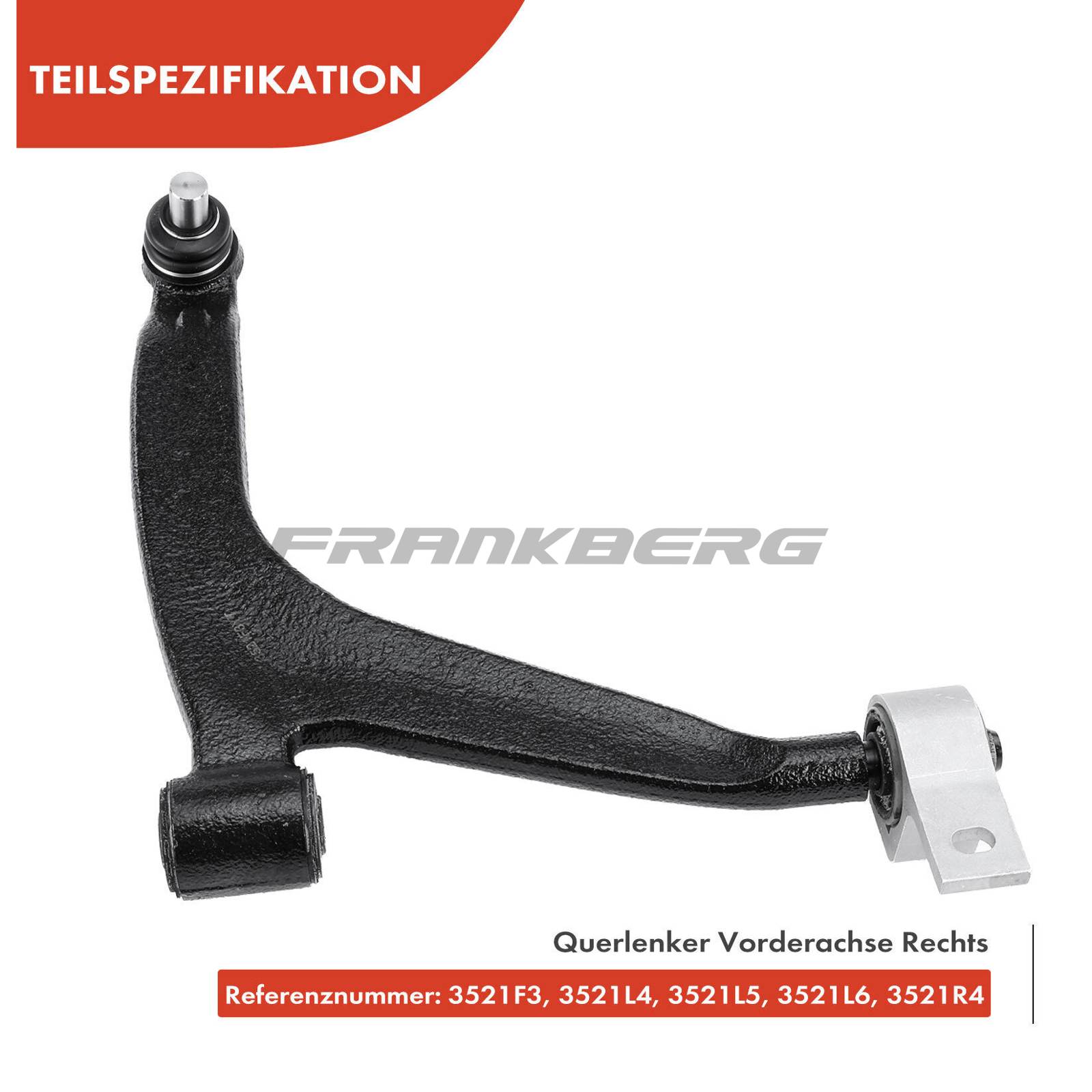 Control/Trailing Arm, wheel suspension