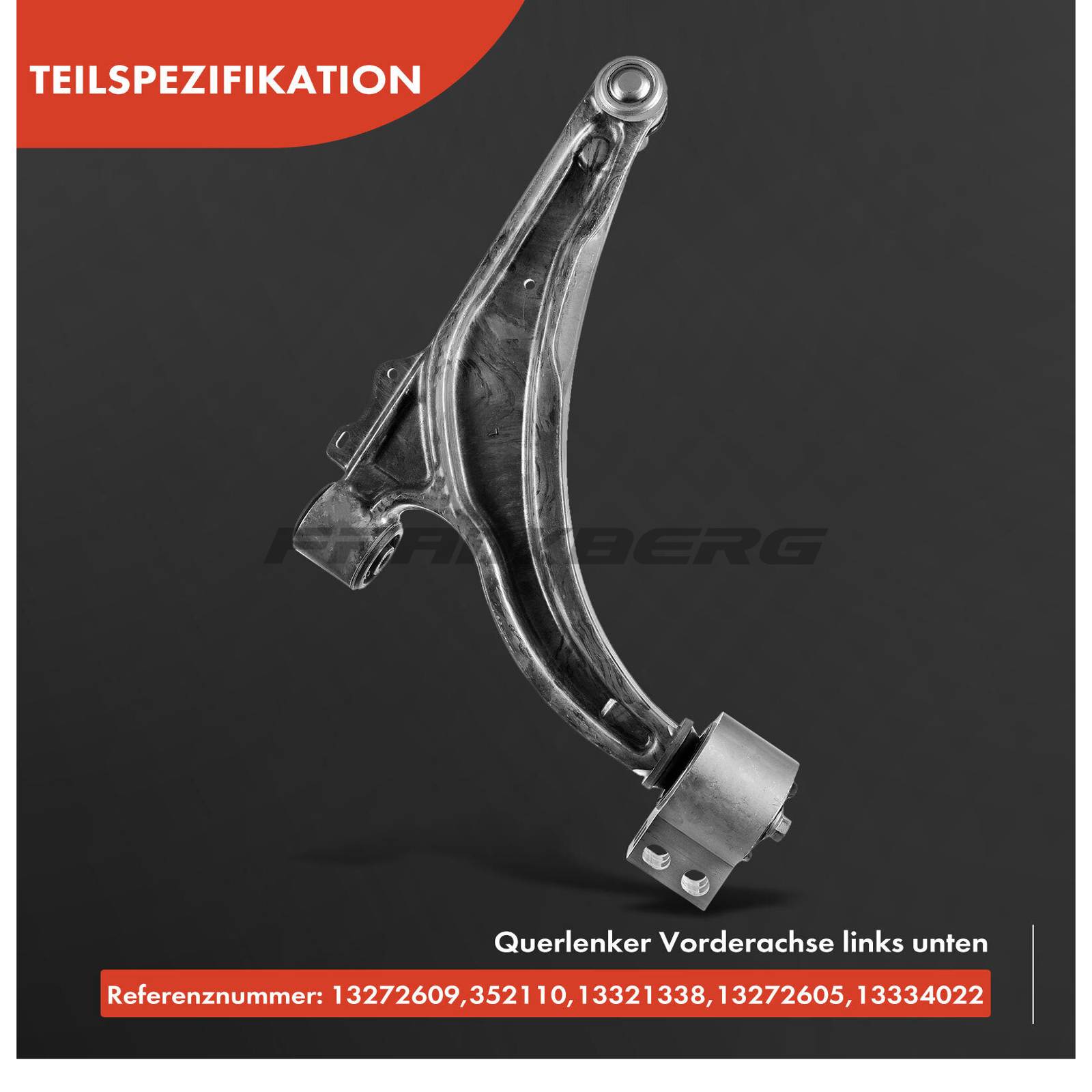 Control/Trailing Arm, wheel suspension