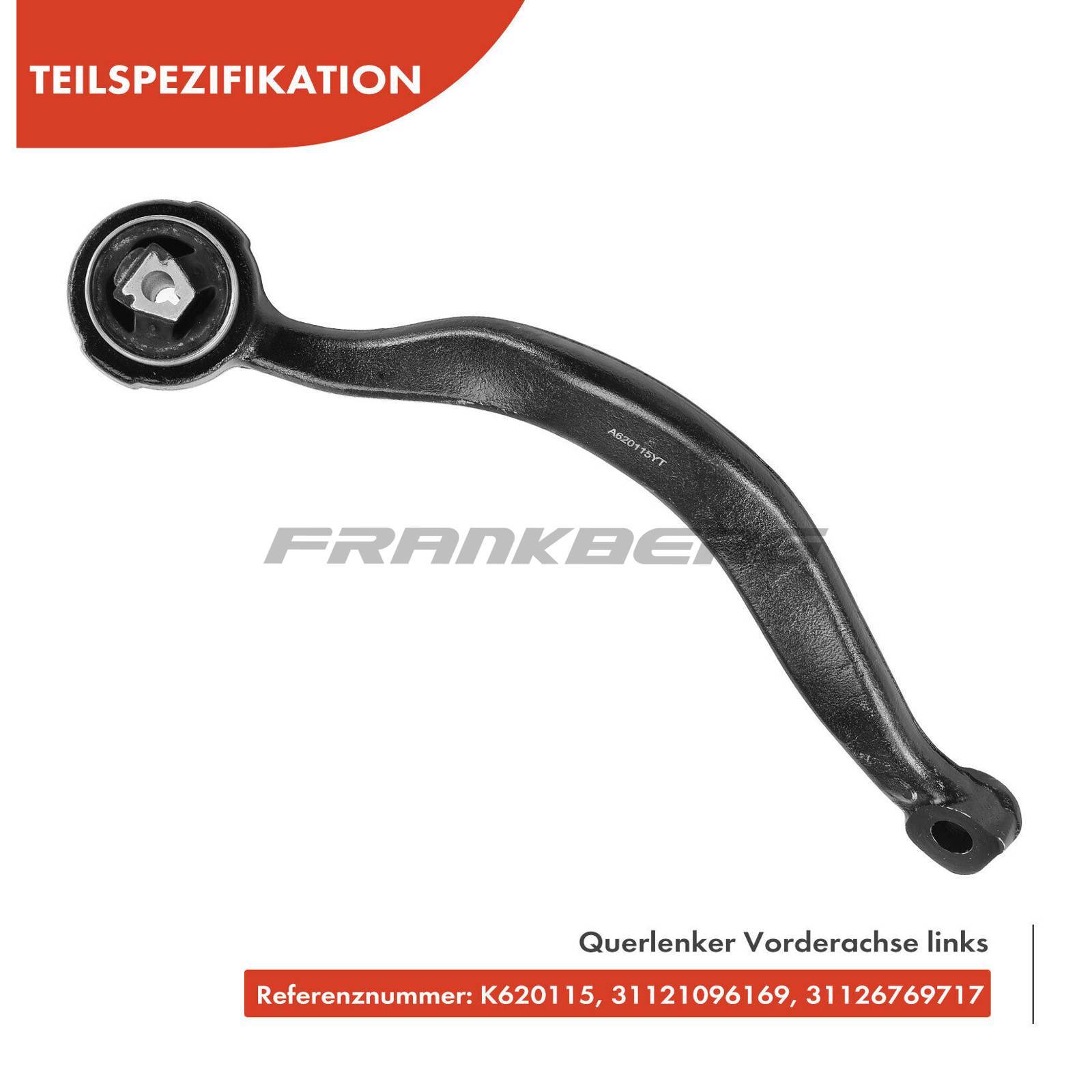 Control/Trailing Arm, wheel suspension