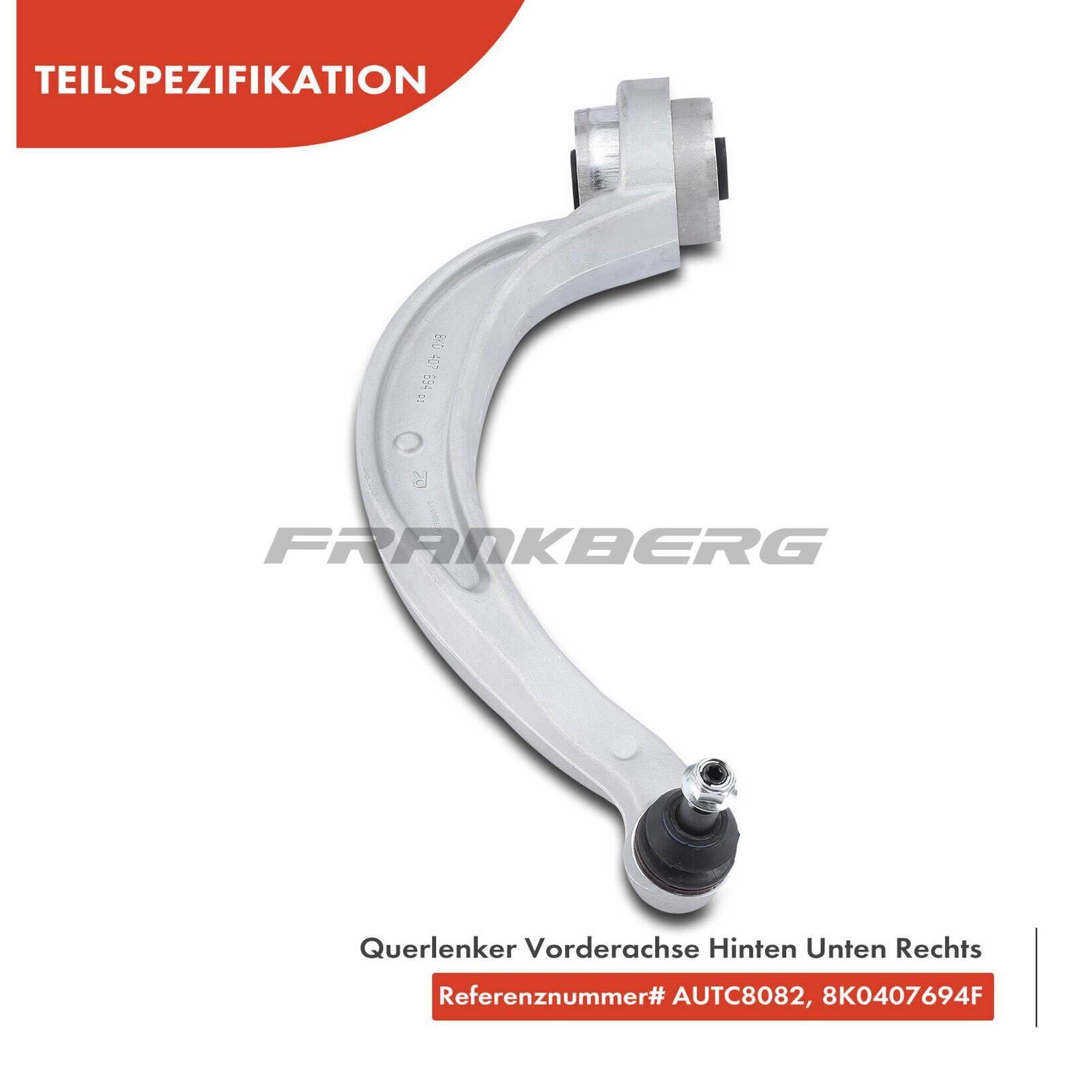 Control/Trailing Arm, wheel suspension