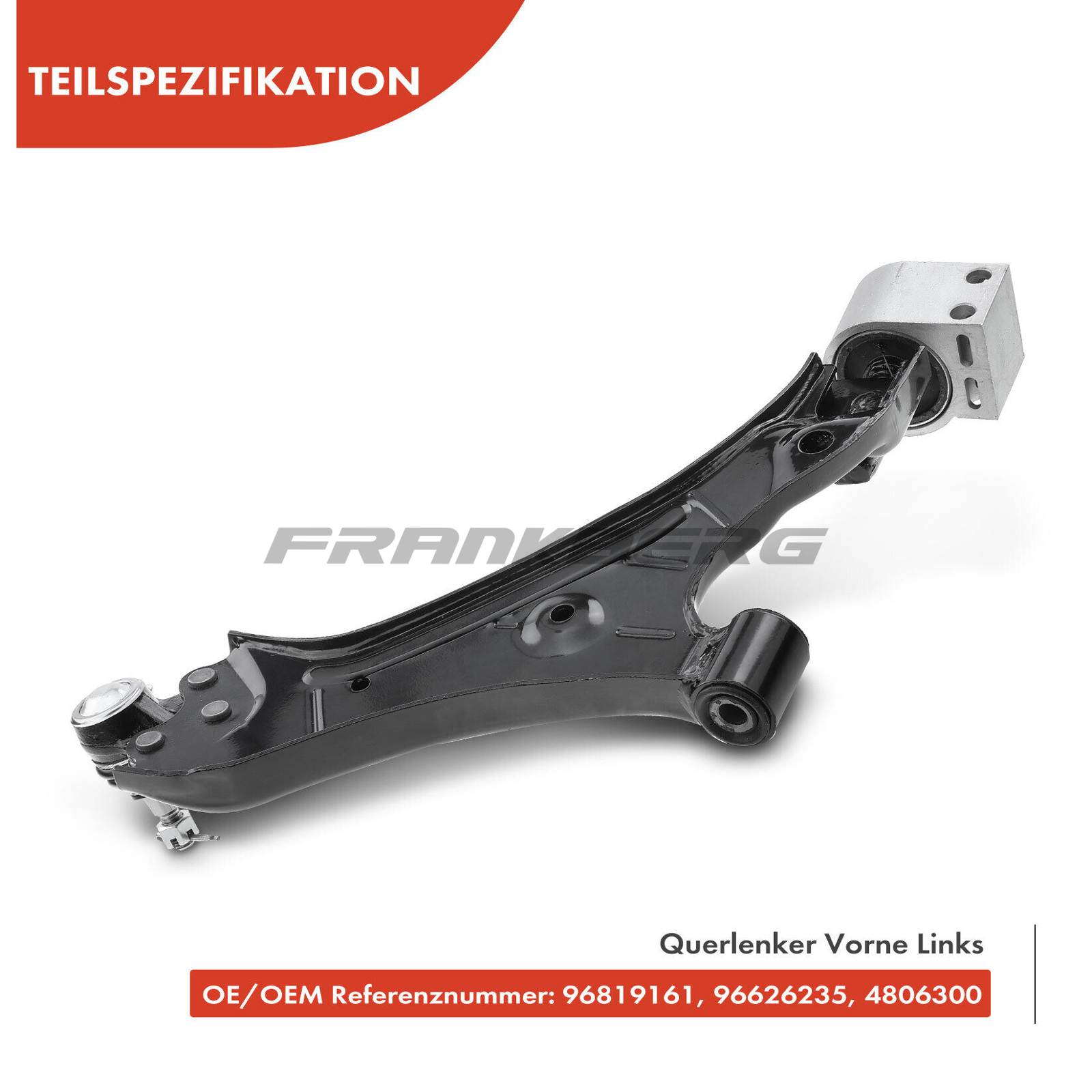 Control/Trailing Arm, wheel suspension