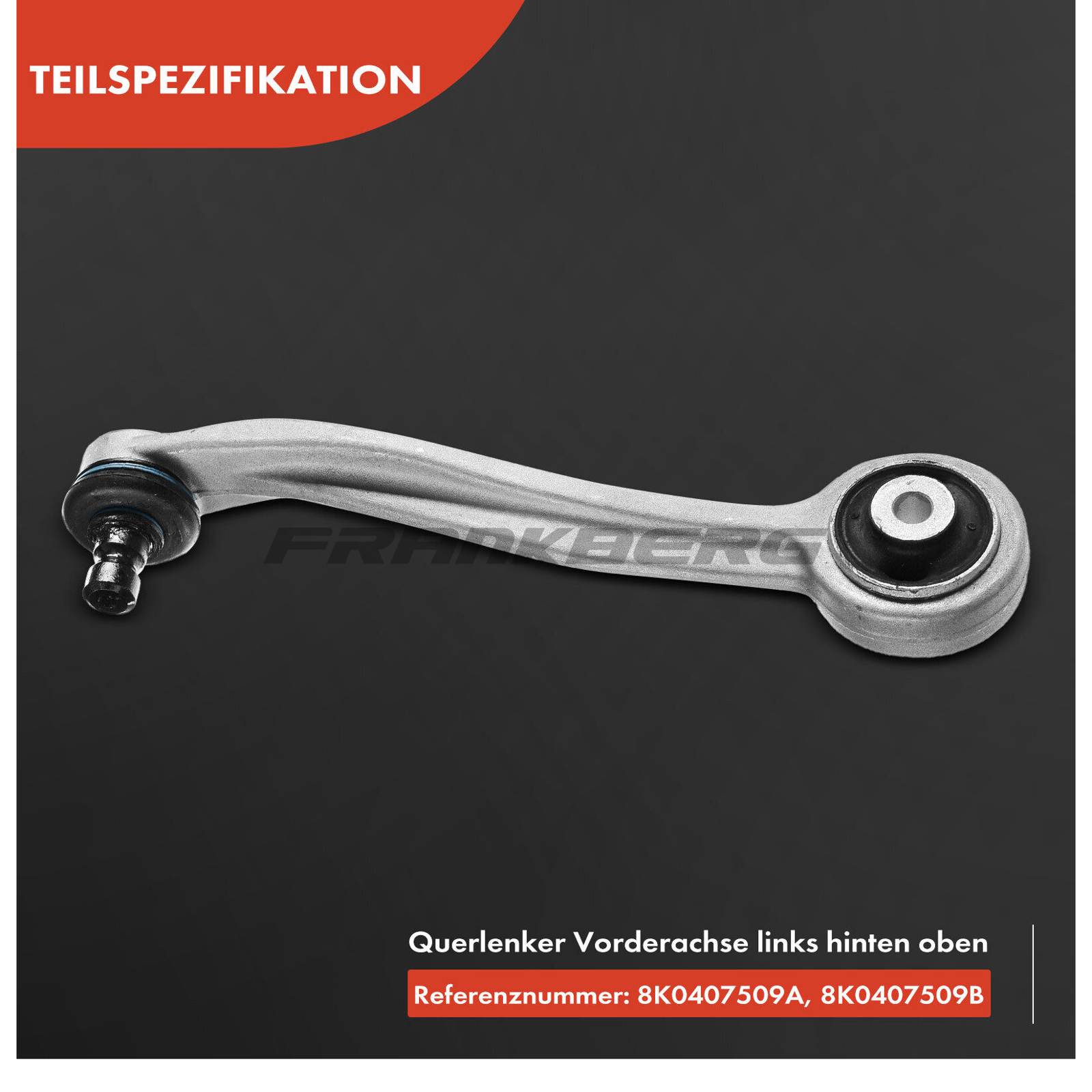 Control/Trailing Arm, wheel suspension