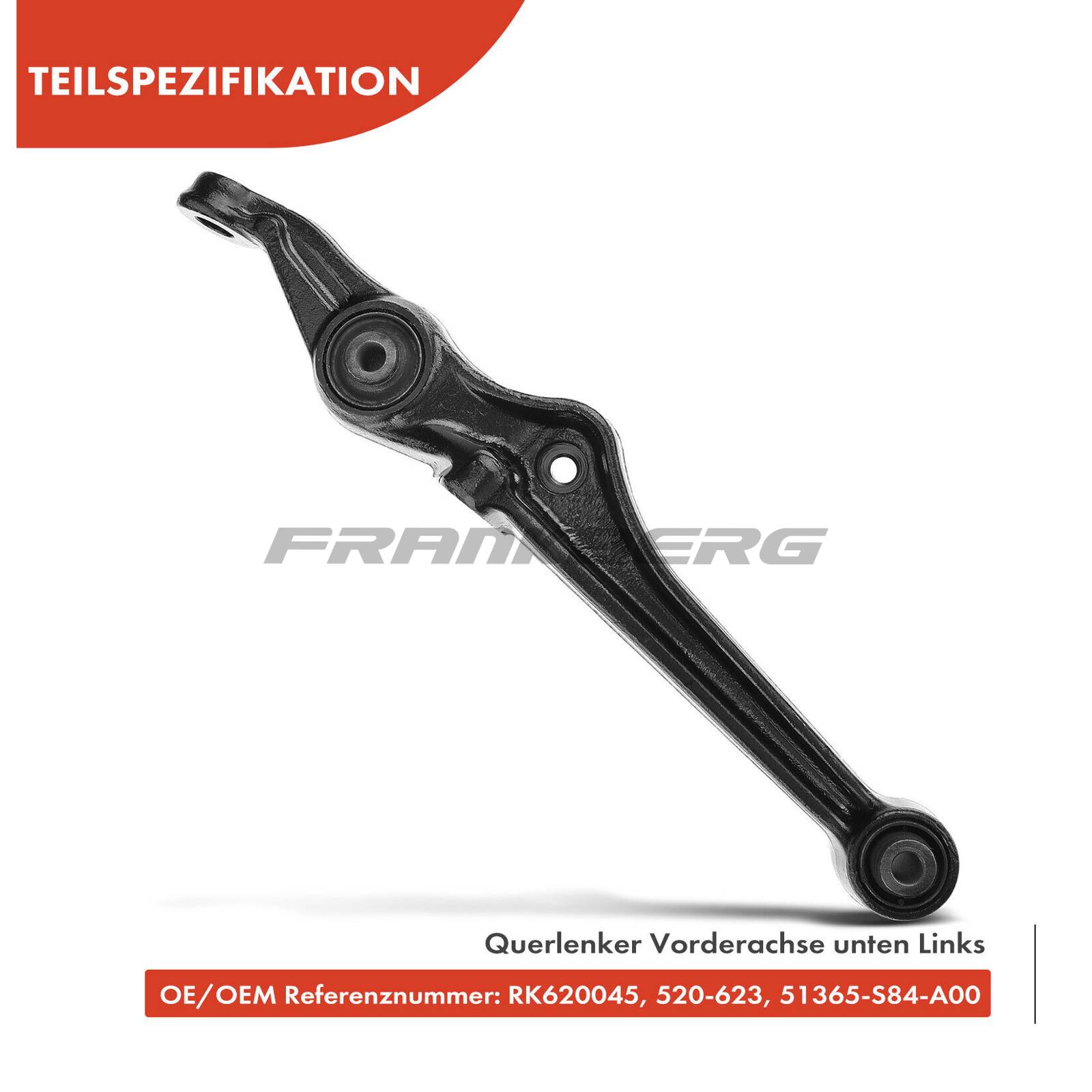 Control/Trailing Arm, wheel suspension