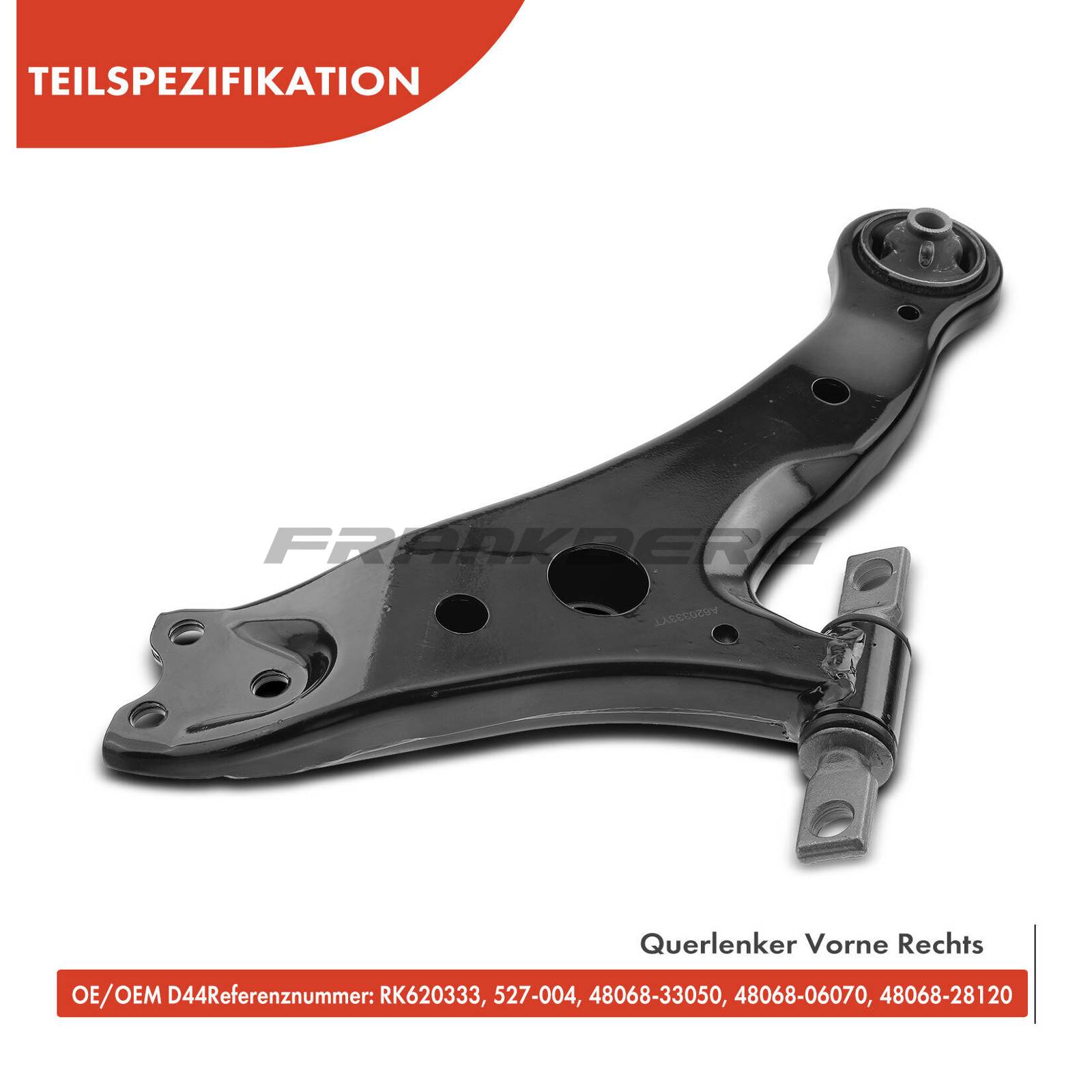 Control/Trailing Arm, wheel suspension