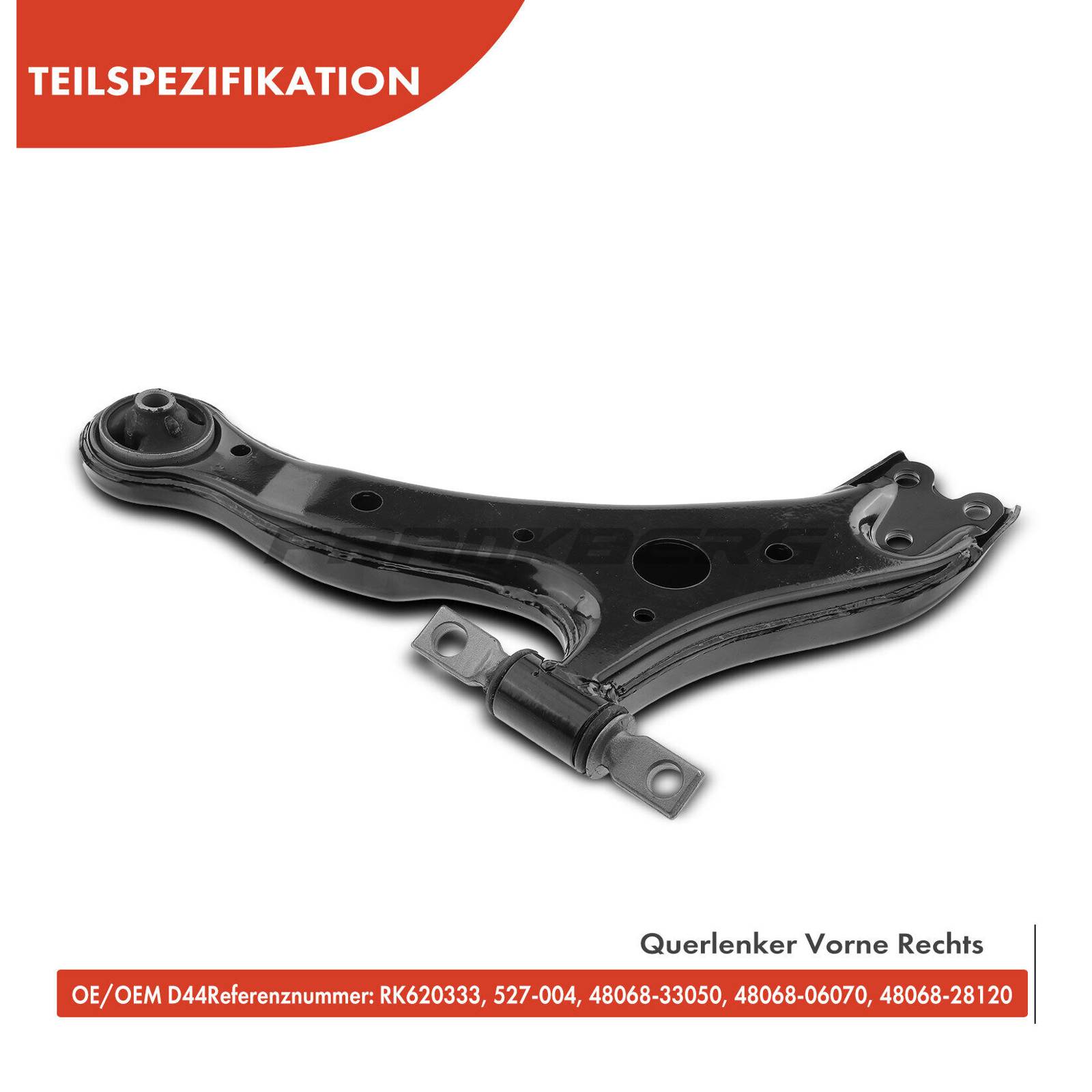 Control/Trailing Arm, wheel suspension