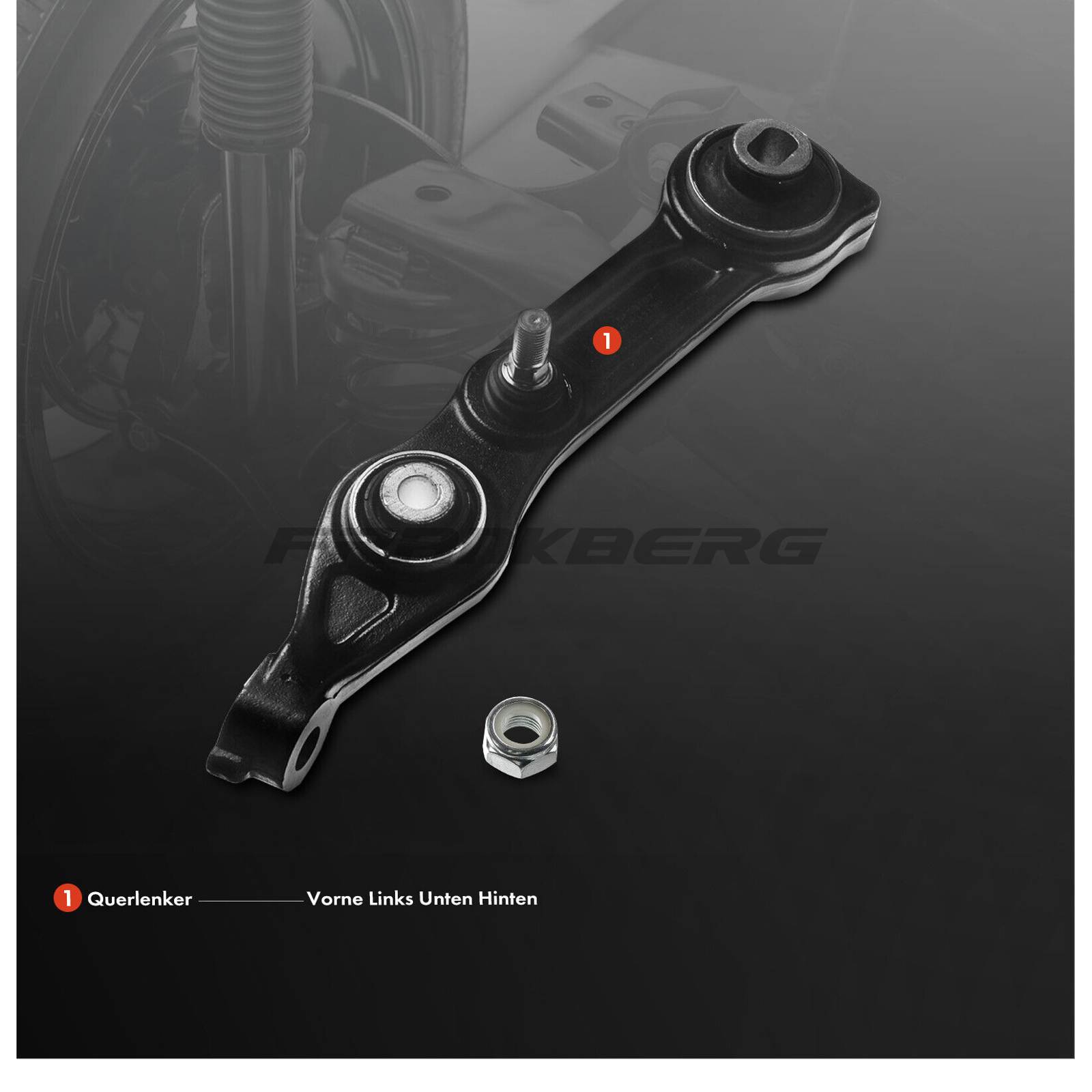 Control/Trailing Arm, wheel suspension