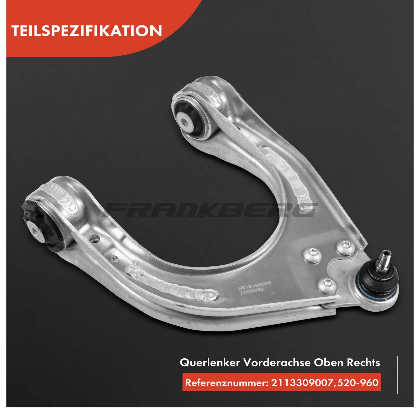 Control/Trailing Arm, wheel suspension