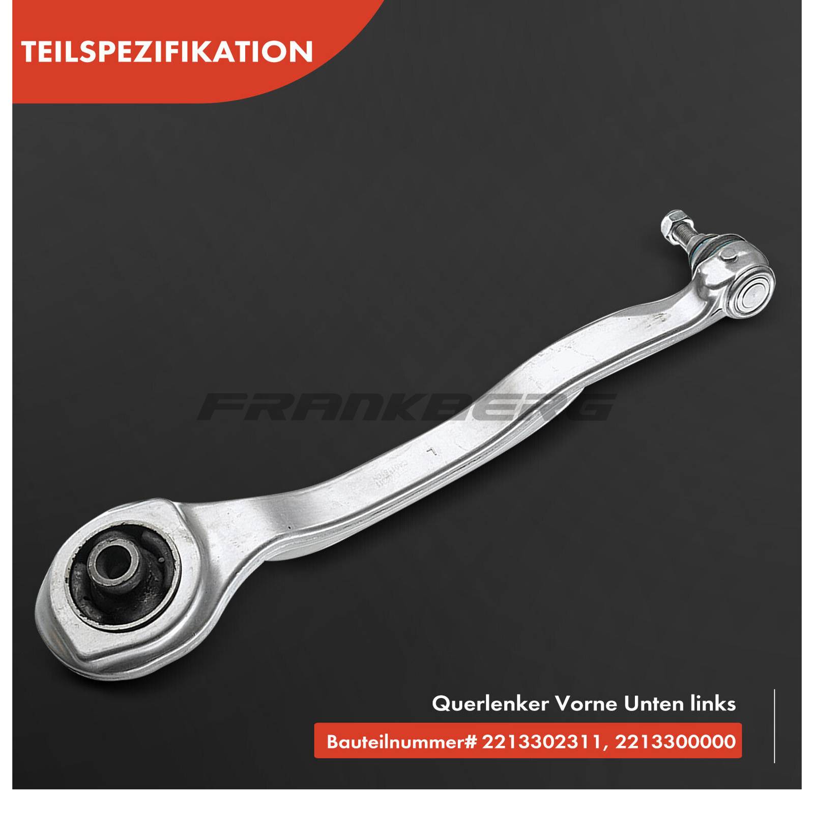 Control/Trailing Arm, wheel suspension