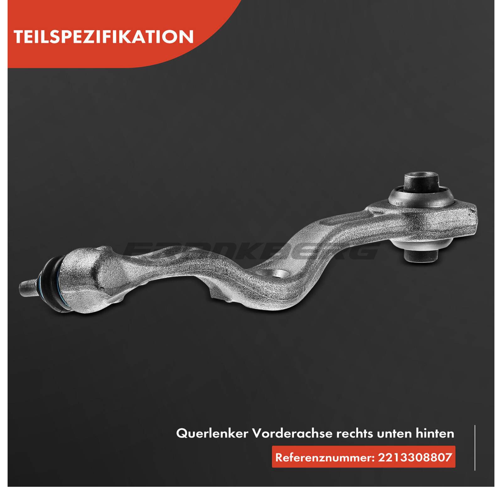 Control/Trailing Arm, wheel suspension