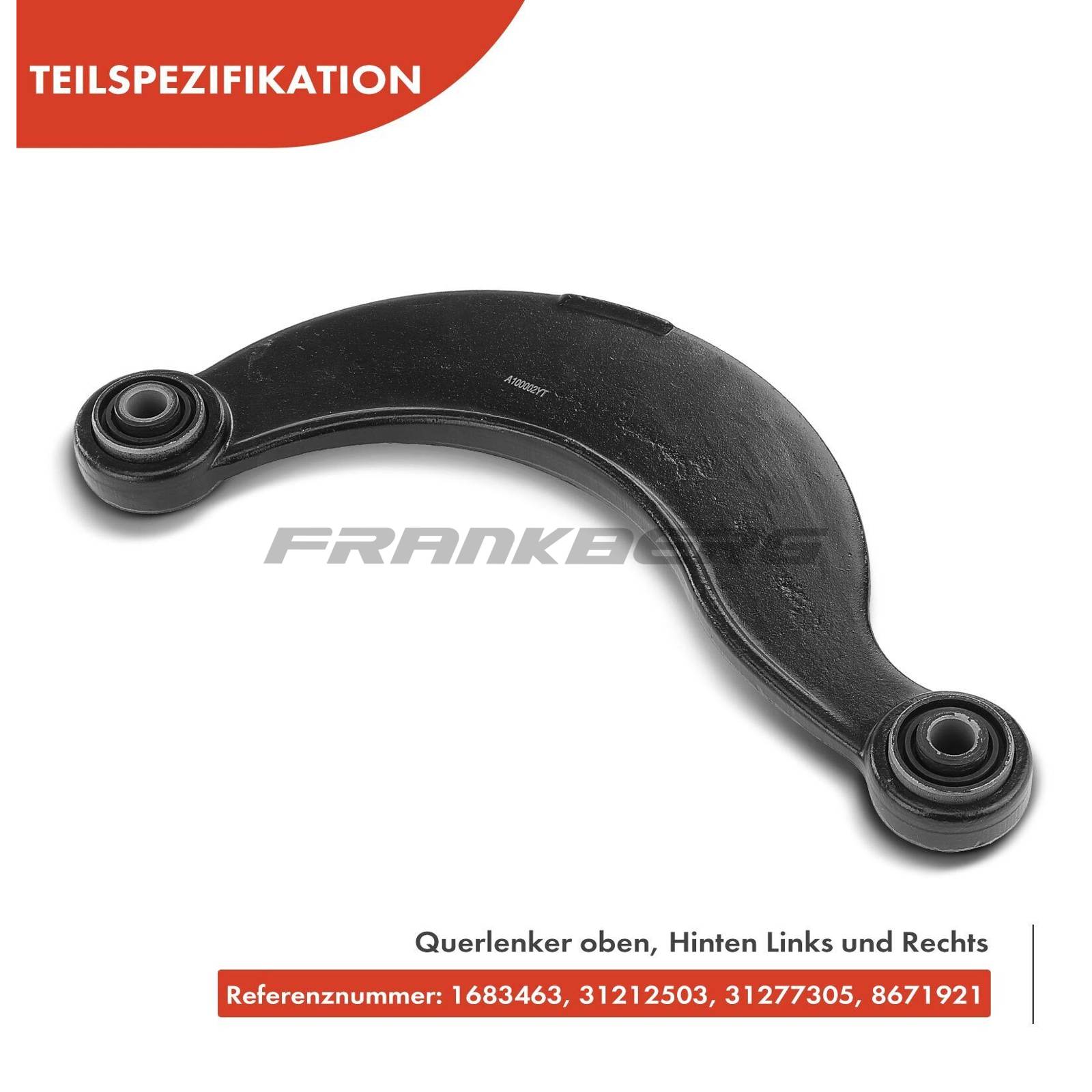 Control/Trailing Arm, wheel suspension