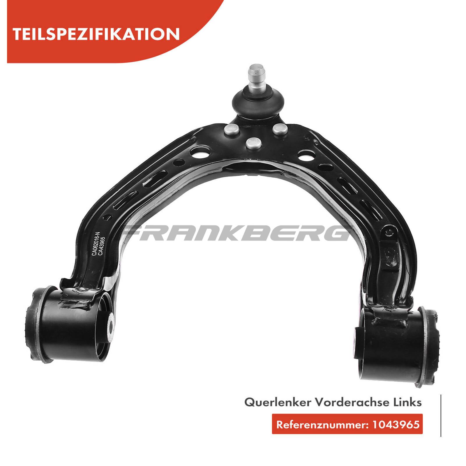 Control/Trailing Arm, wheel suspension