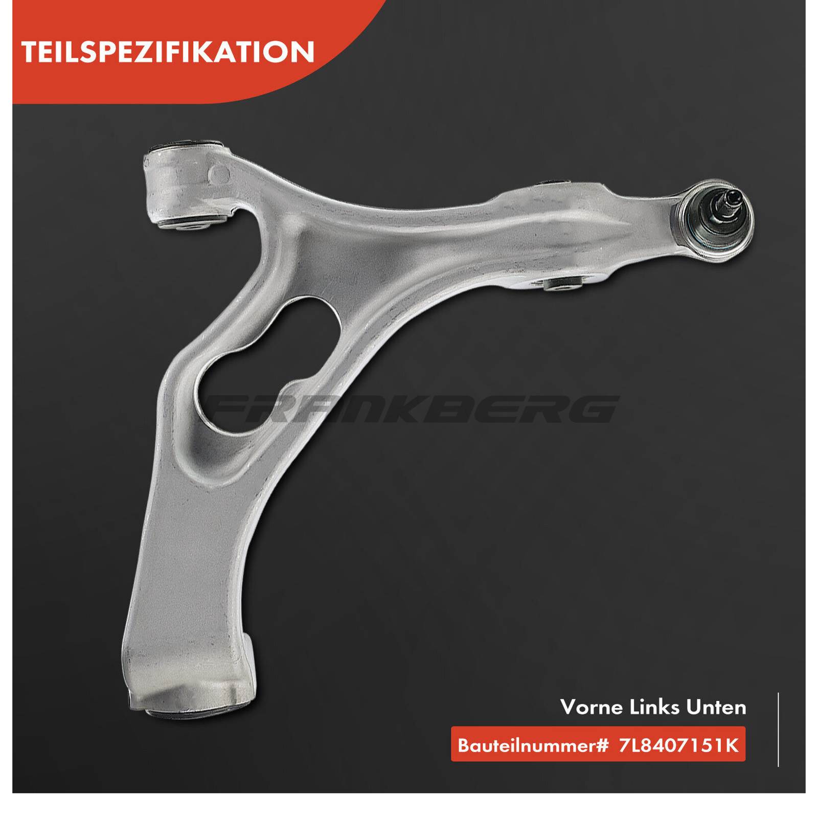 Control/Trailing Arm, wheel suspension