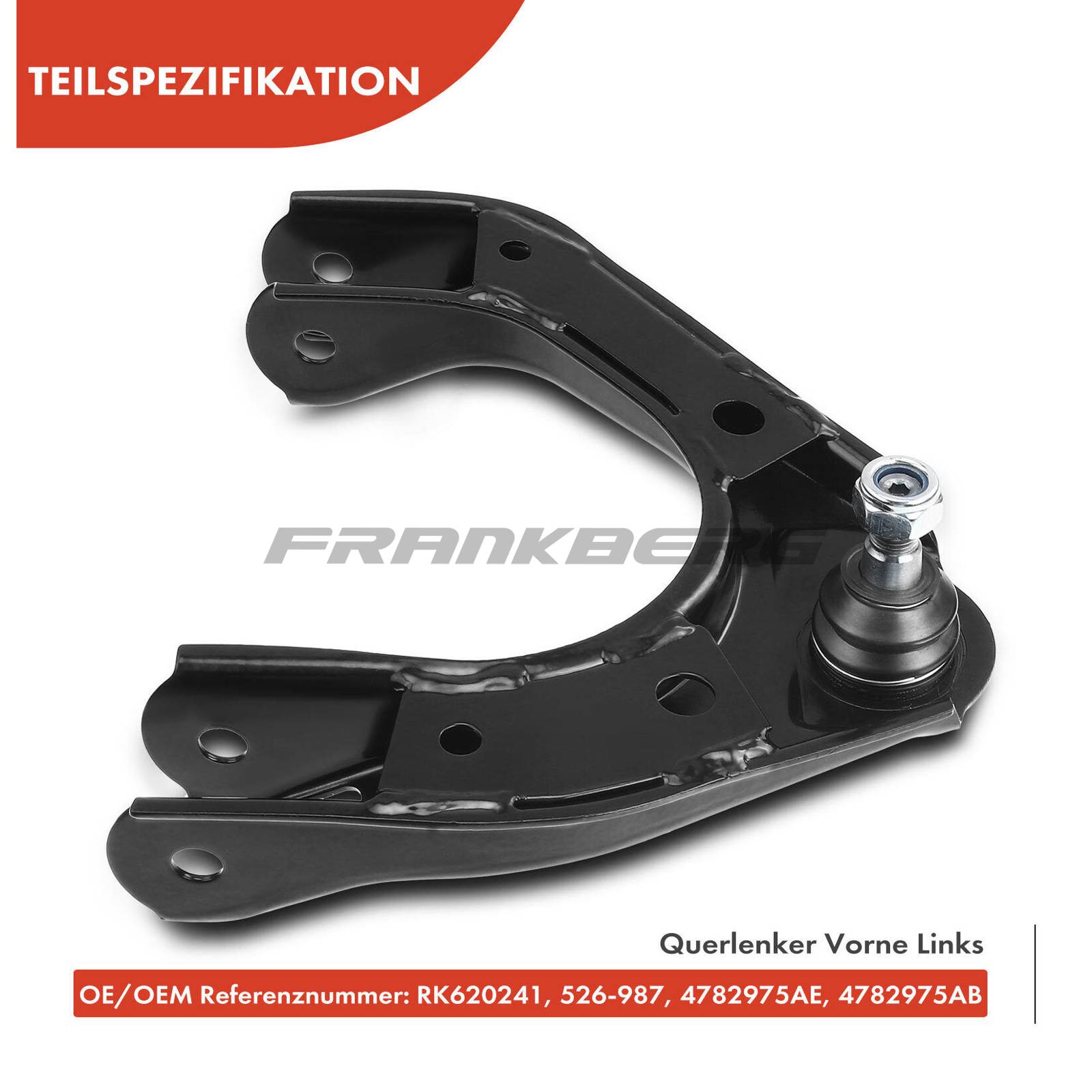 Control/Trailing Arm, wheel suspension