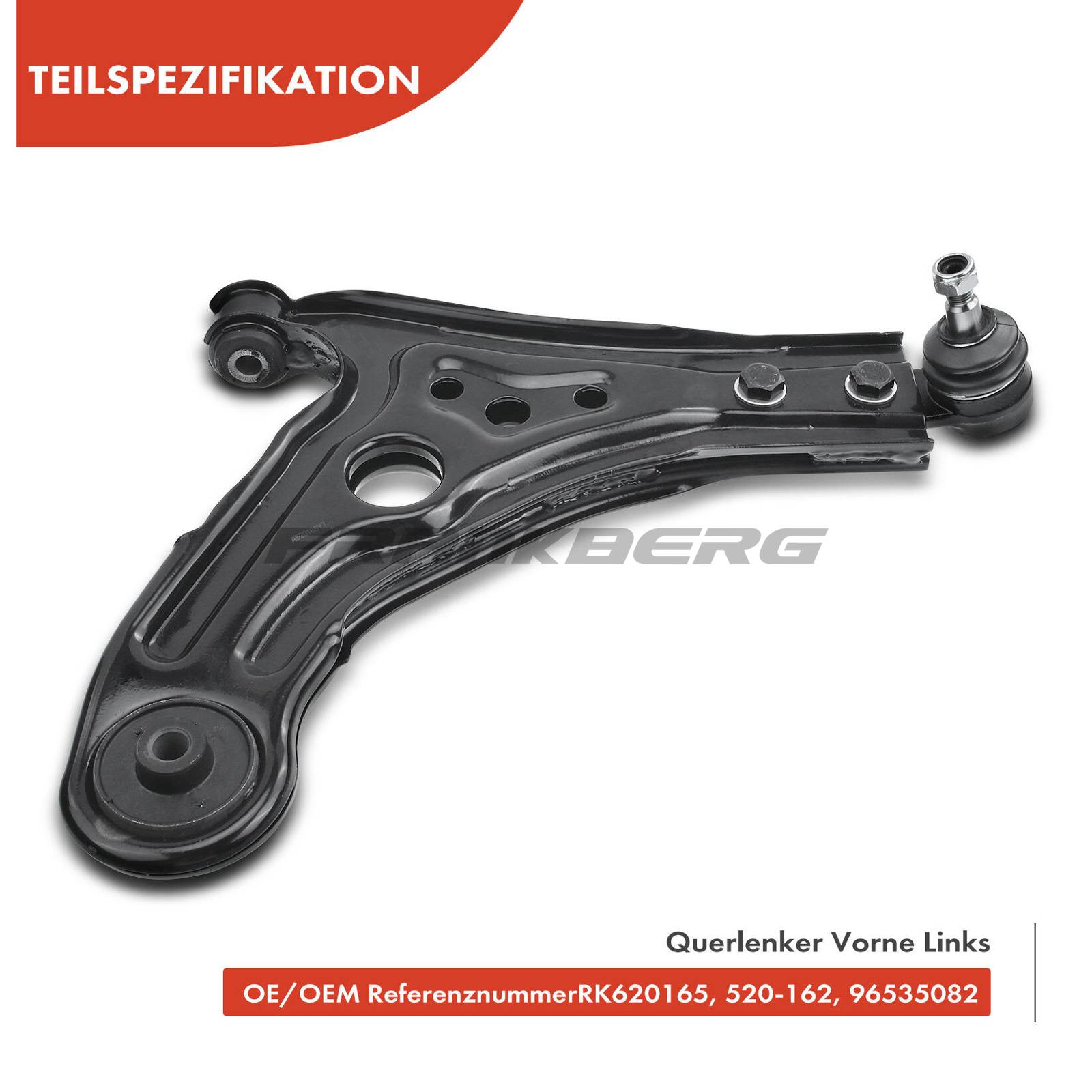 Control/Trailing Arm, wheel suspension