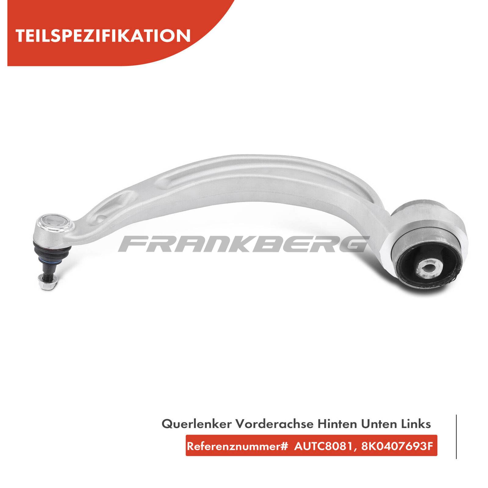Control/Trailing Arm, wheel suspension