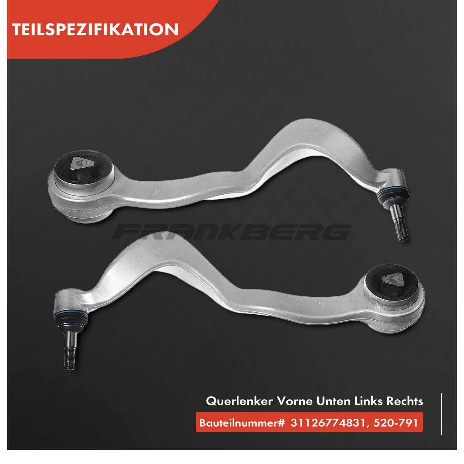 Control/Trailing Arm, wheel suspension